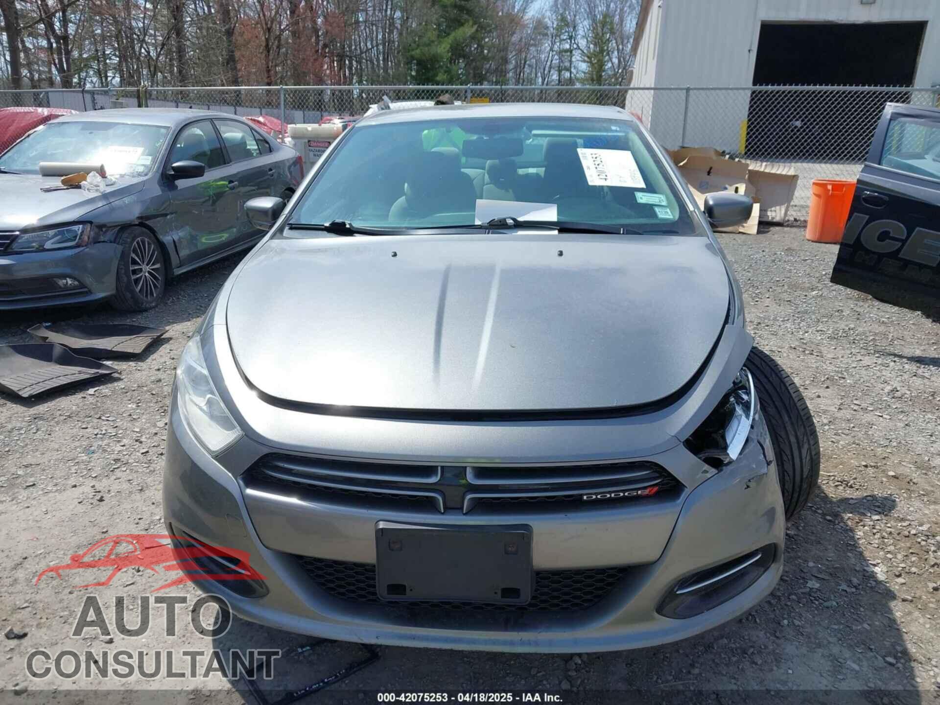 DODGE DART 2013 - 1C3CDFBA3DD707834