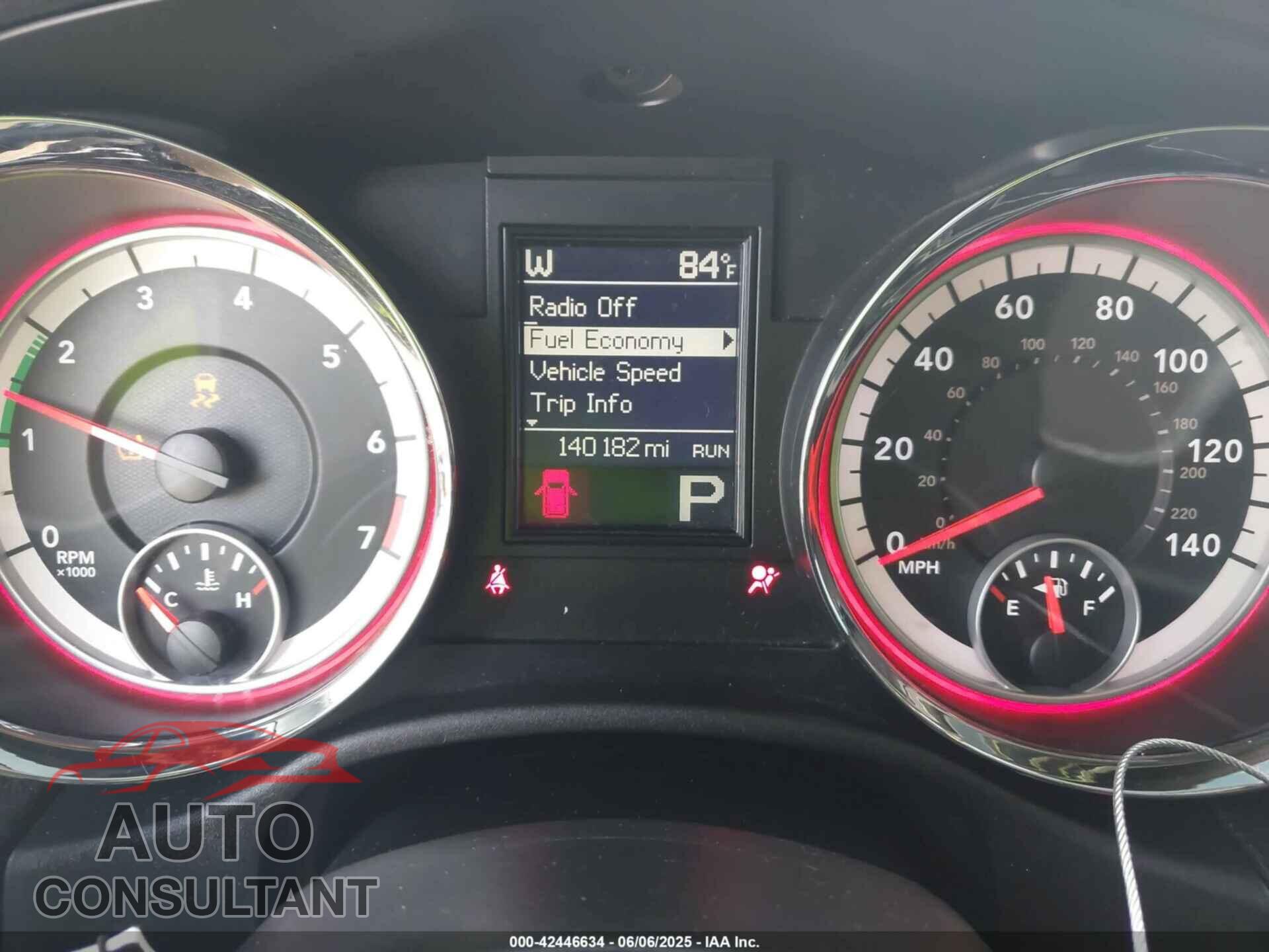 DODGE DURANGO 2012 - 1C4RDJAG7CC293167