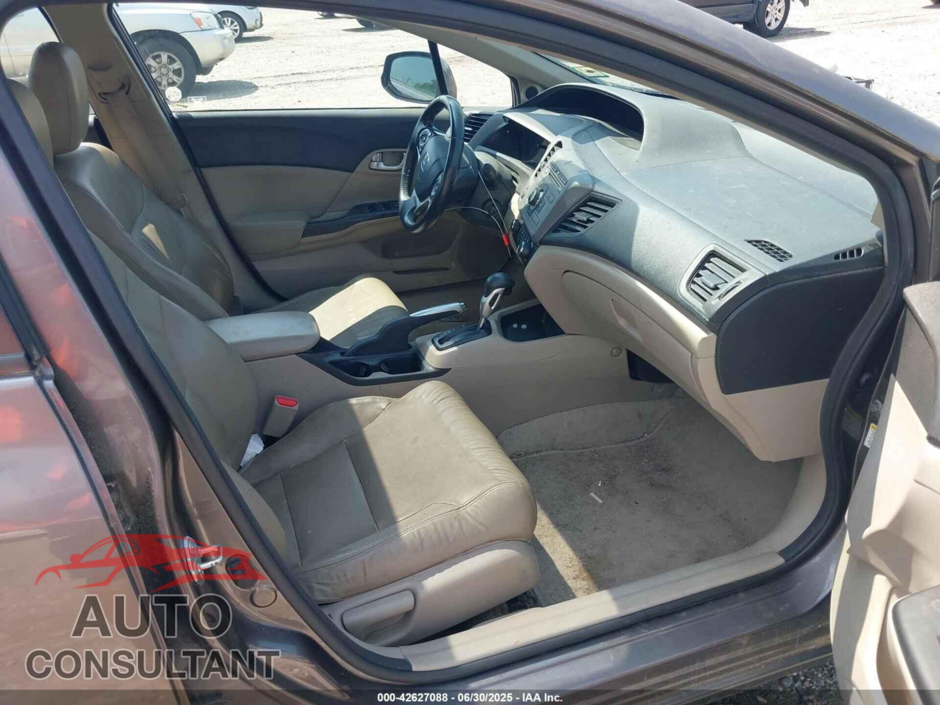 HONDA CIVIC 2012 - 19XFB2F99CE017915