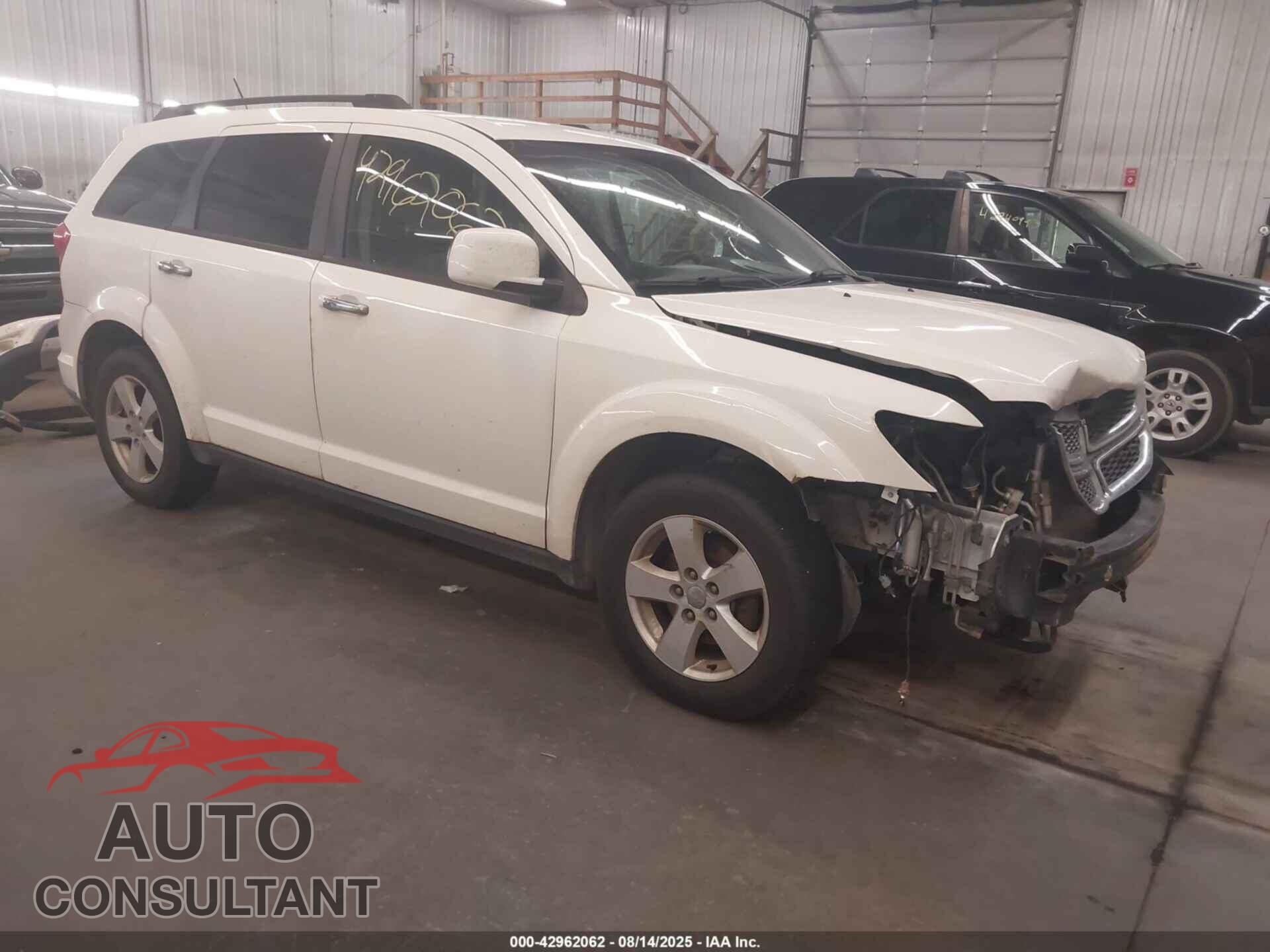 DODGE JOURNEY 2012 - 3C4PDCBG6CT282618
