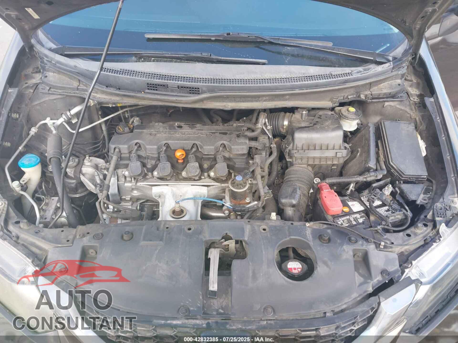 HONDA CIVIC 2013 - 19XFB2F89DE215824