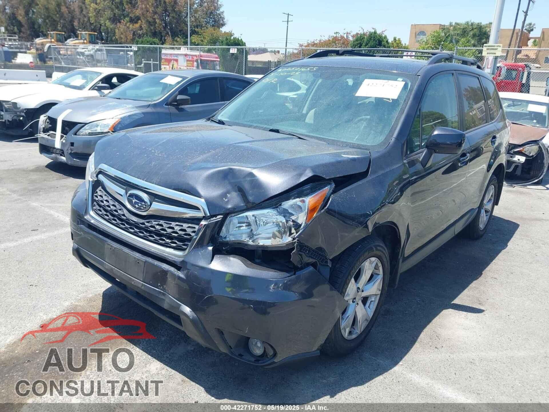 SUBARU FORESTER 2016 - JF2SJAFC8GH537483