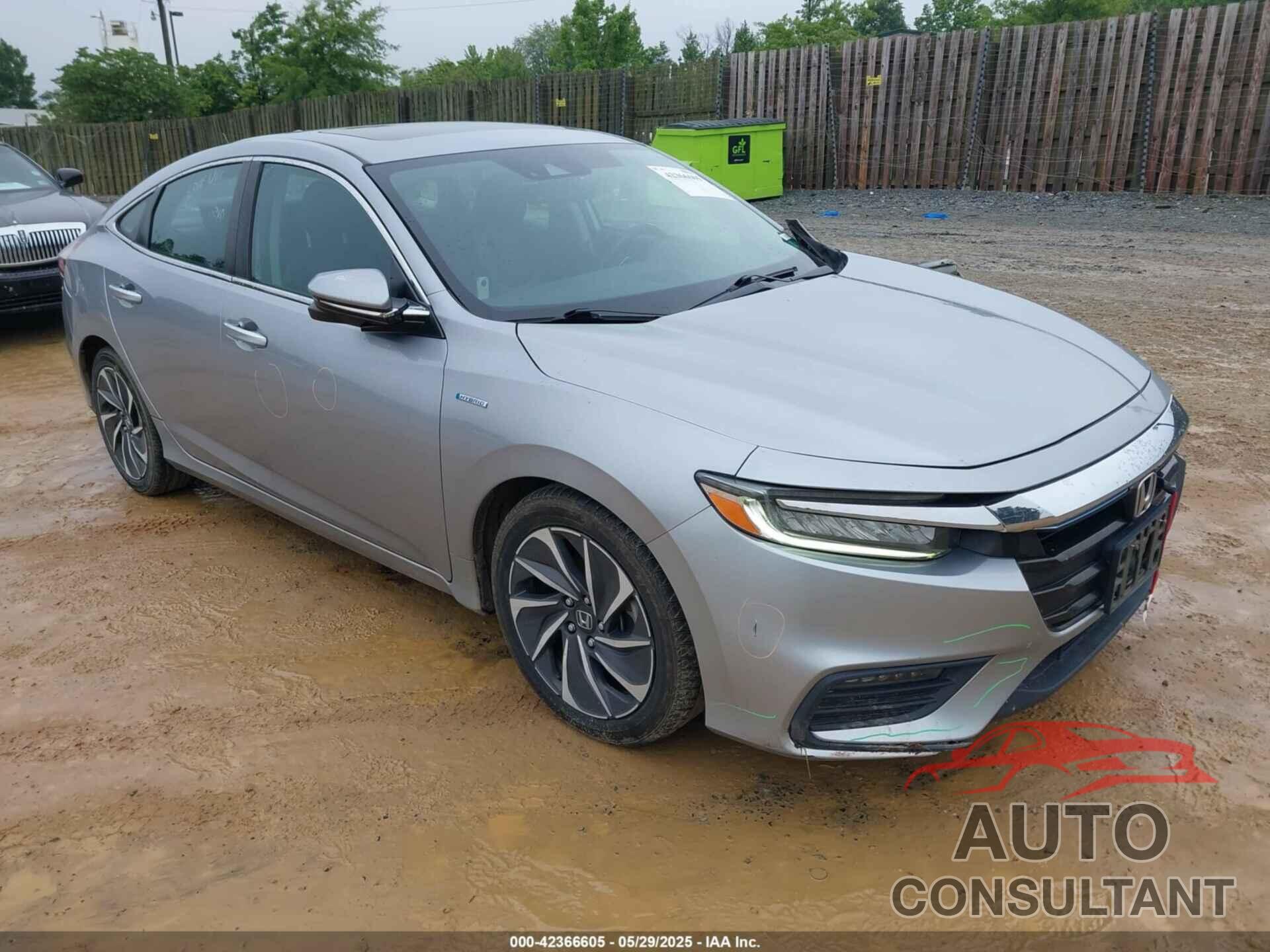 HONDA INSIGHT 2019 - 19XZE4F93KE020162