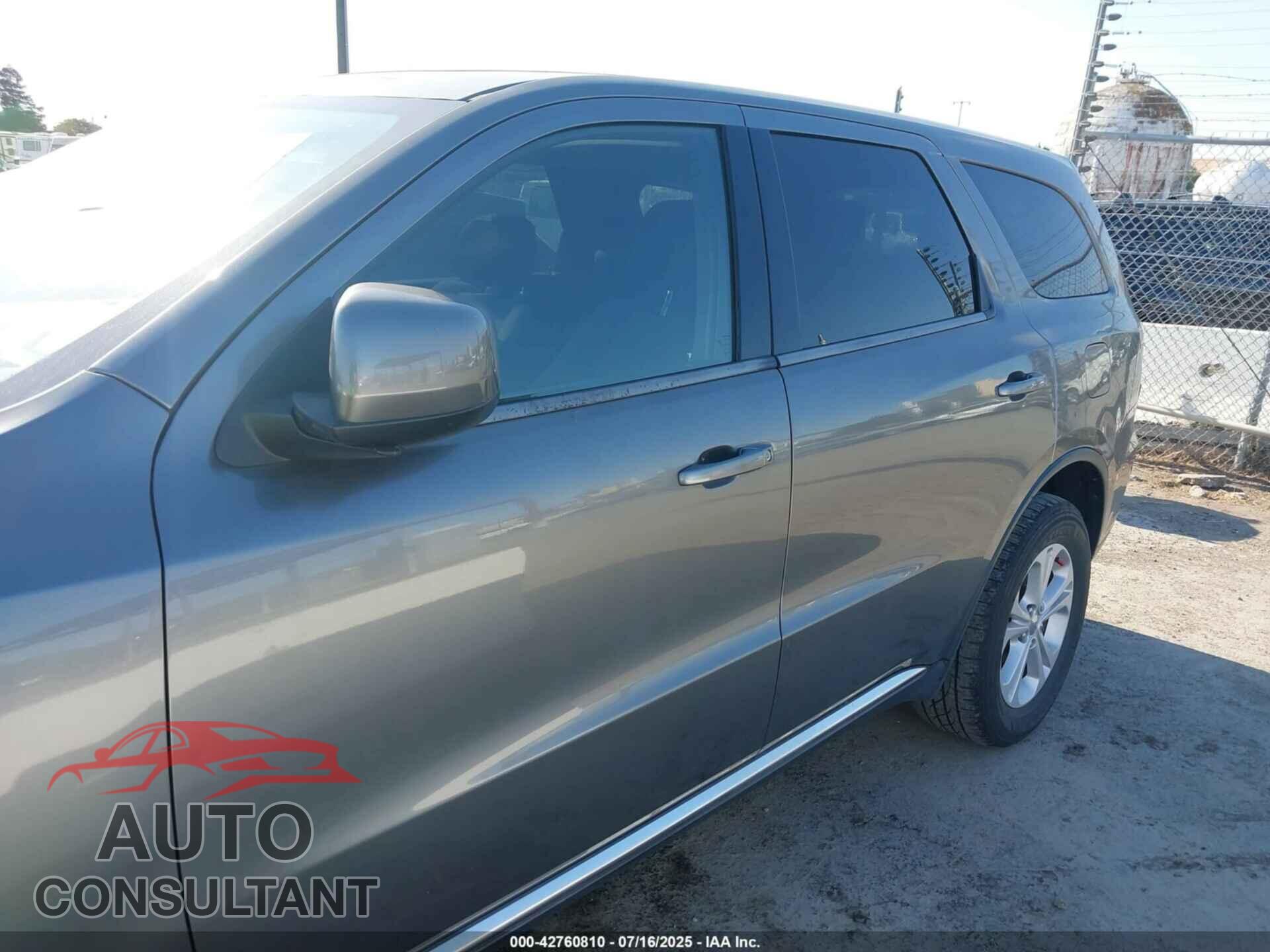 DODGE DURANGO 2012 - 1C4RDJAG2CC271772