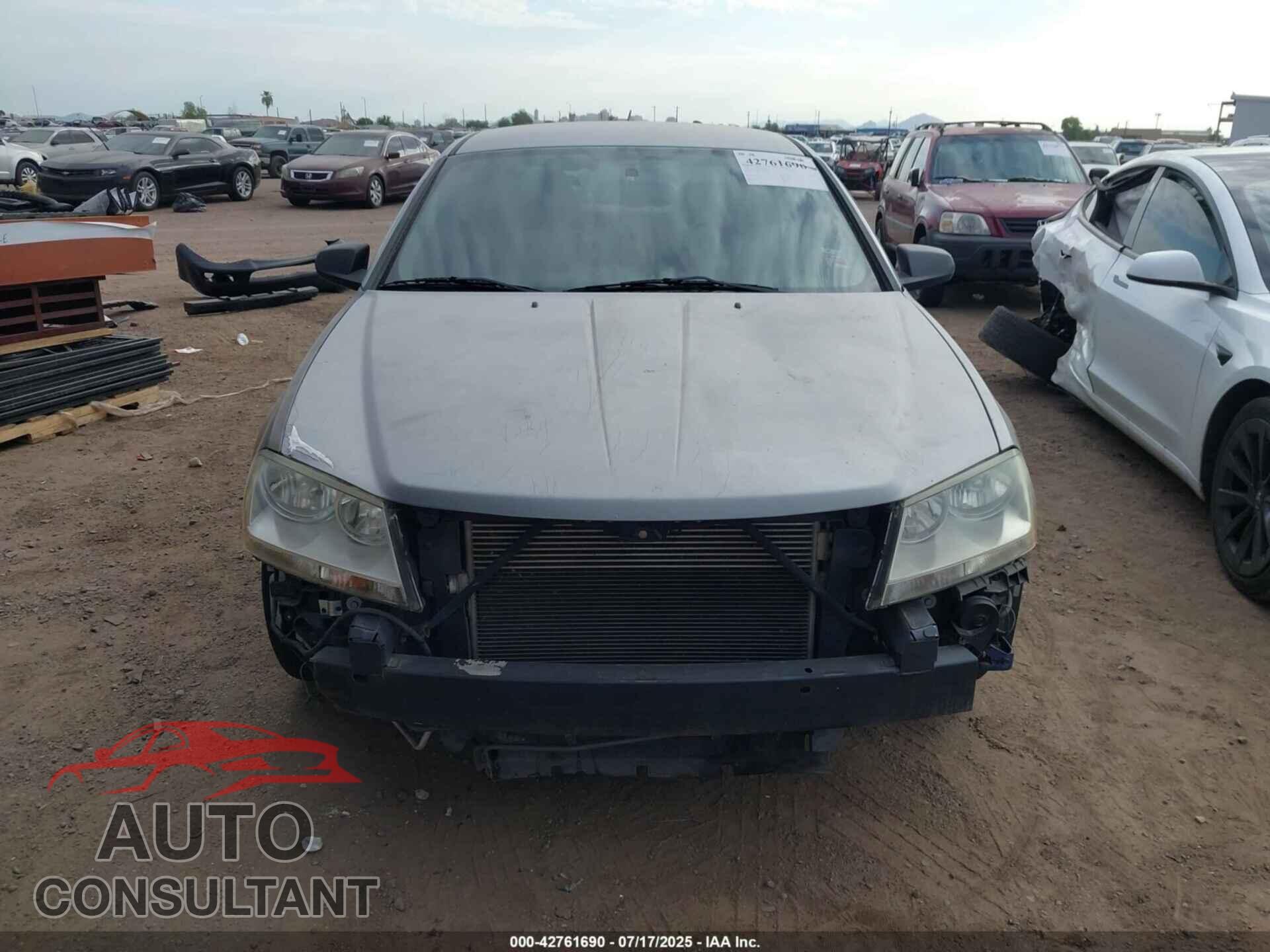 DODGE AVENGER 2013 - 1C3CDZAG8DN548407