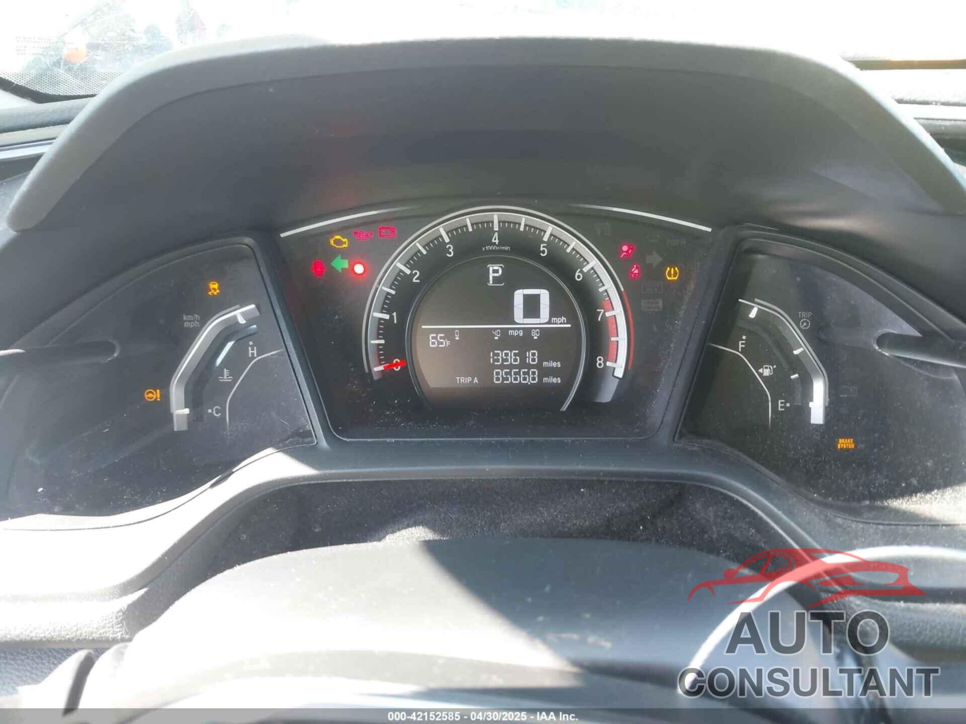 HONDA CIVIC 2016 - 19XFC2F52GE051758