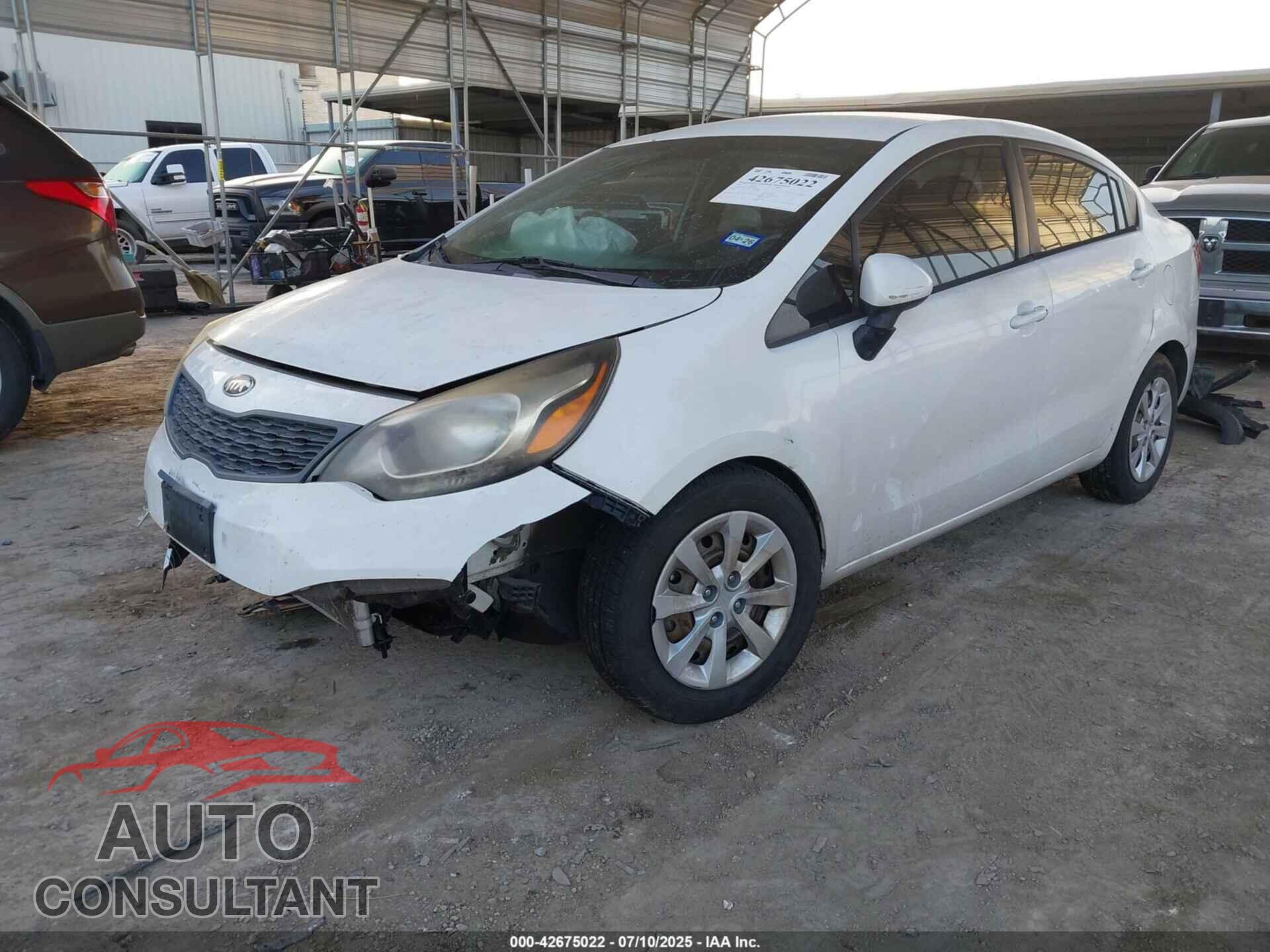 KIA RIO 2014 - KNADM4A37E6341306