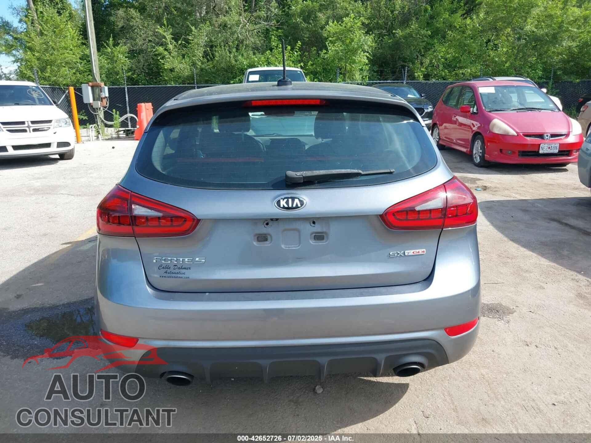 KIA FORTE 2017 - 3KPFN5A37HE059759