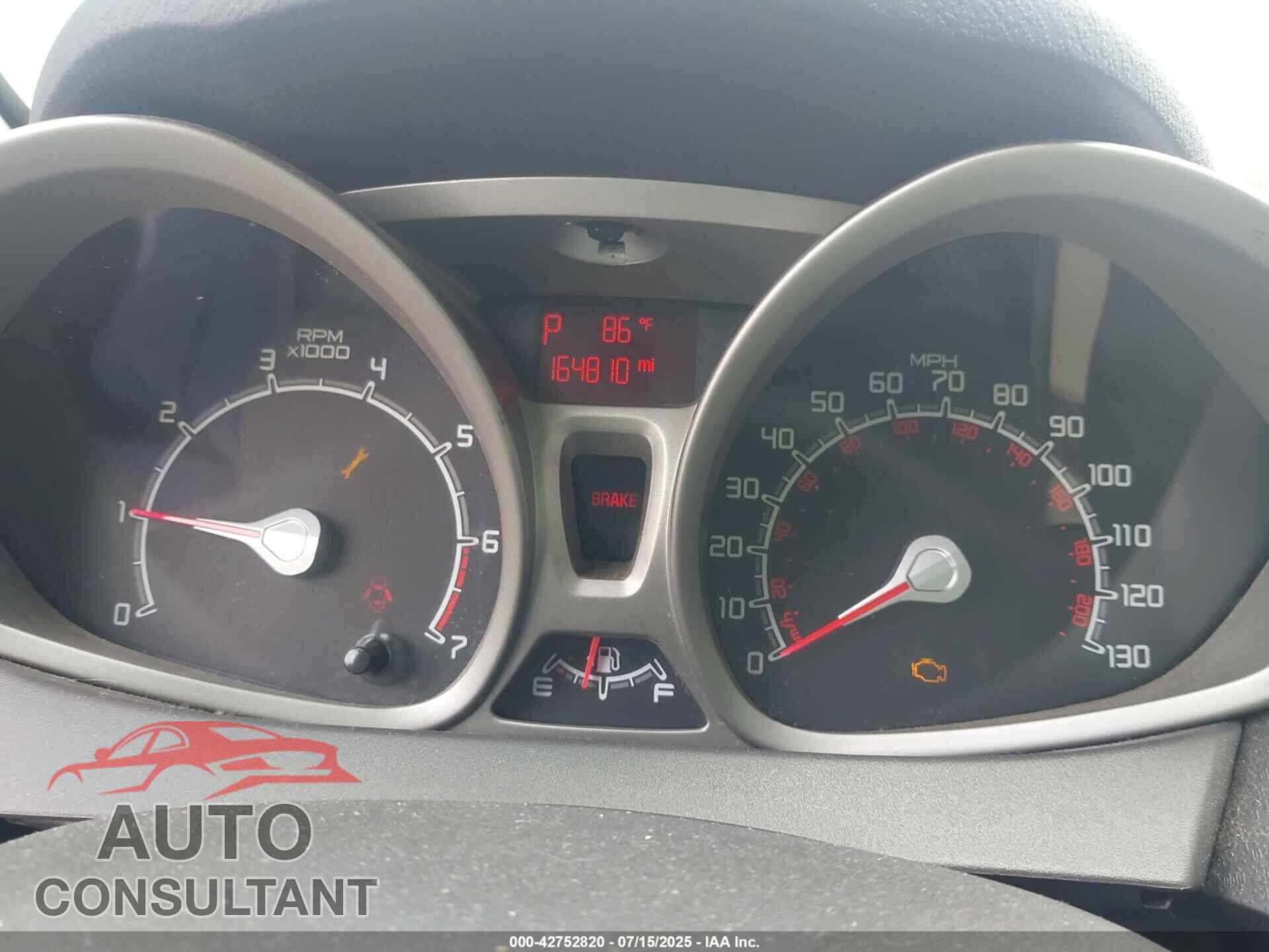 FORD FIESTA 2012 - 3FADP4EJ8CM159975