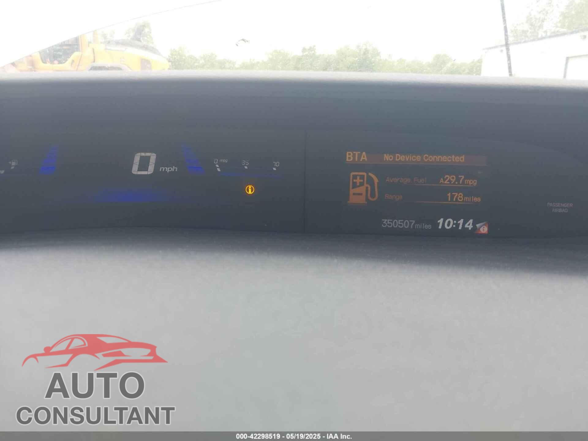 HONDA CIVIC 2013 - 19XFB2F59DE096842