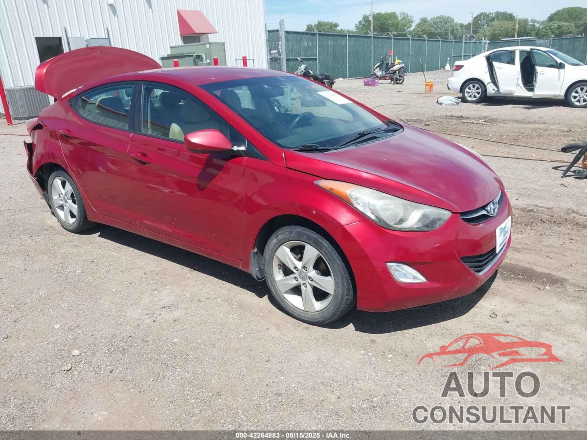 HYUNDAI ELANTRA 2012 - KMHDH4AE6CU466892
