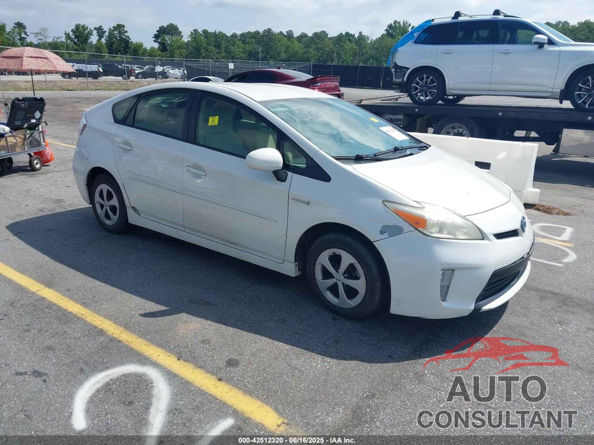 TOYOTA PRIUS 2012 - JTDKN3DU6C5409376