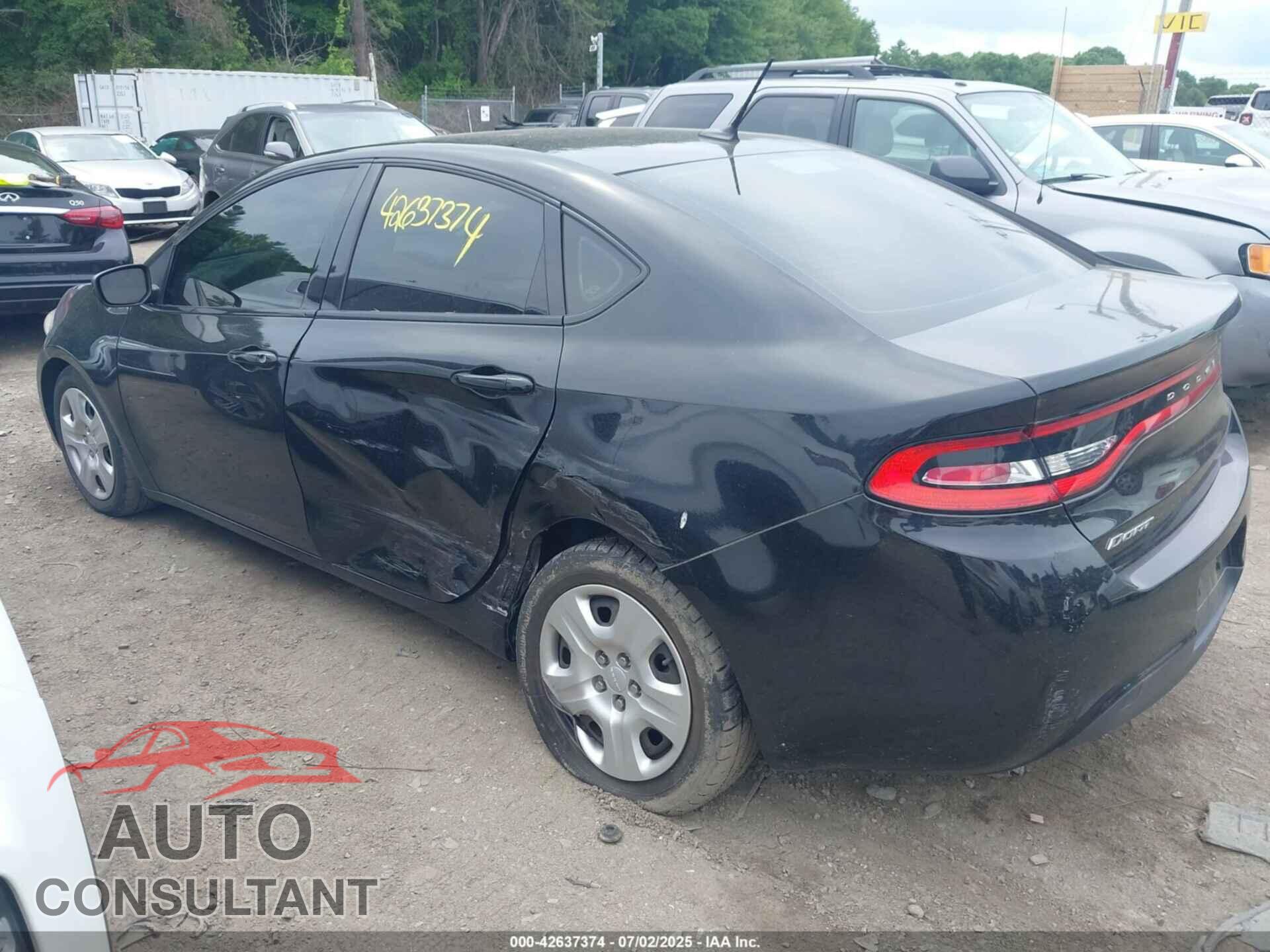 DODGE DART 2015 - 1C3CDFAA5FD141227