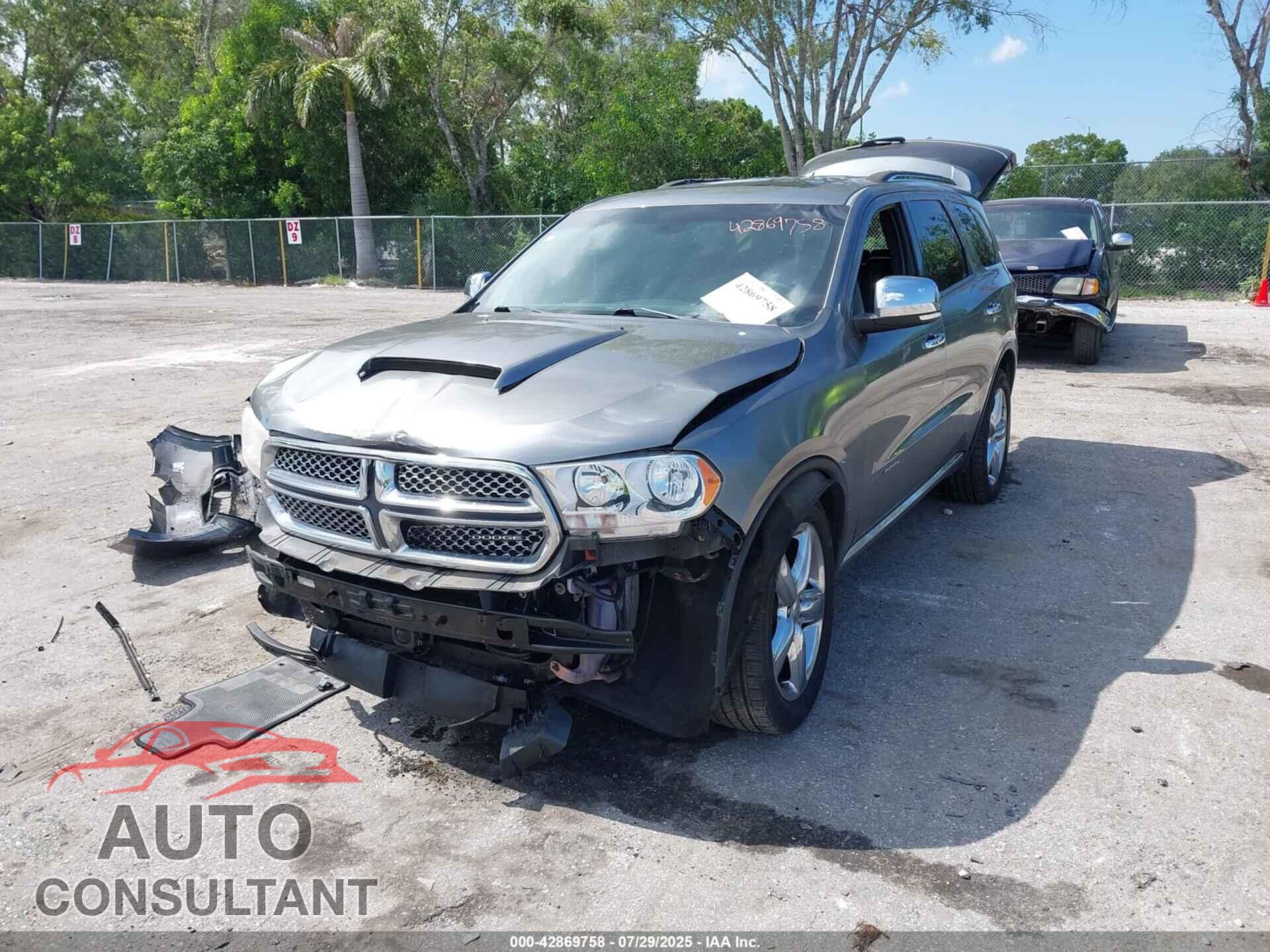 DODGE DURANGO 2011 - 1D4SD5GT1BC663950