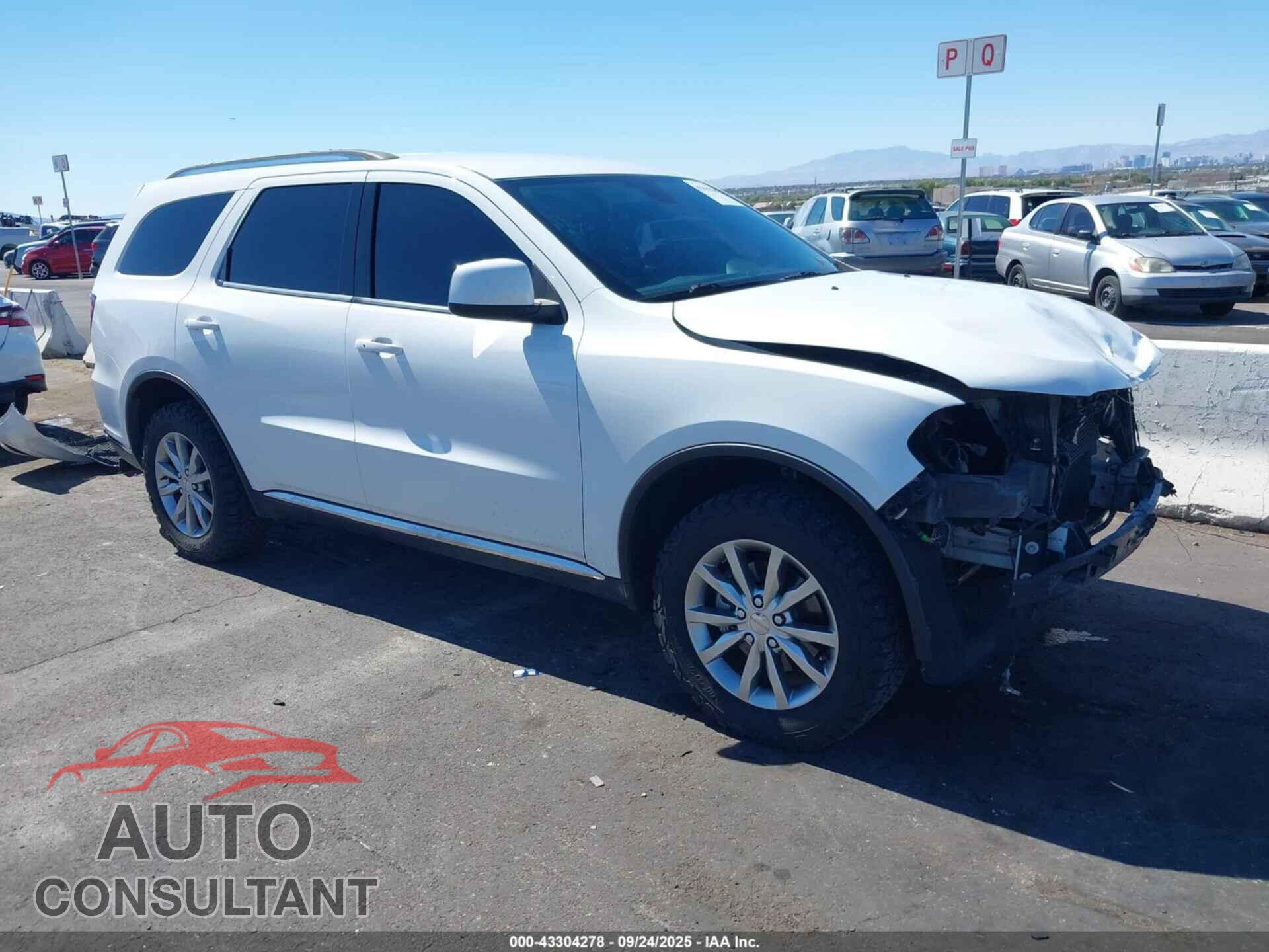 DODGE DURANGO 2017 - 1C4RDJAG3HC854830