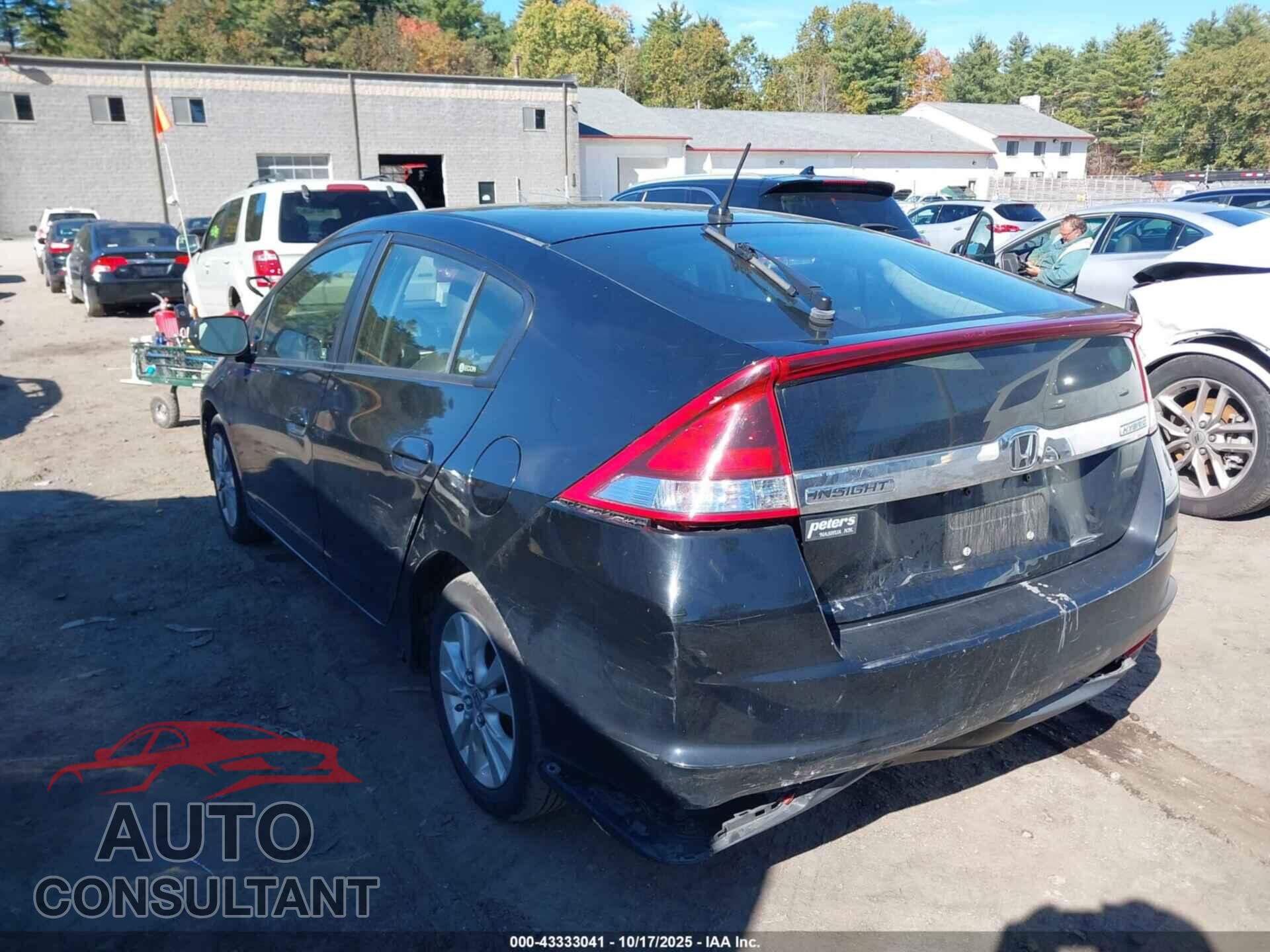 HONDA INSIGHT 2012 - JHMZE2H75CS006597