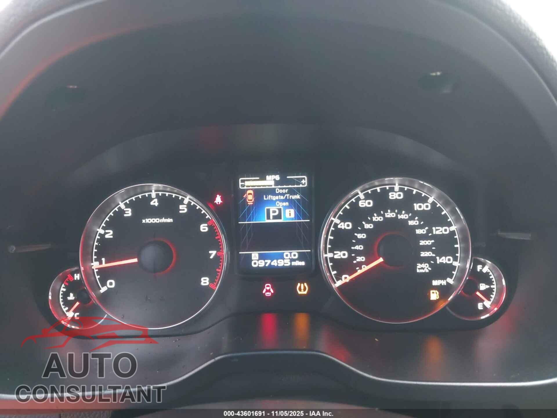 SUBARU OUTBACK 2014 - 4S4BRBLC8E3245601