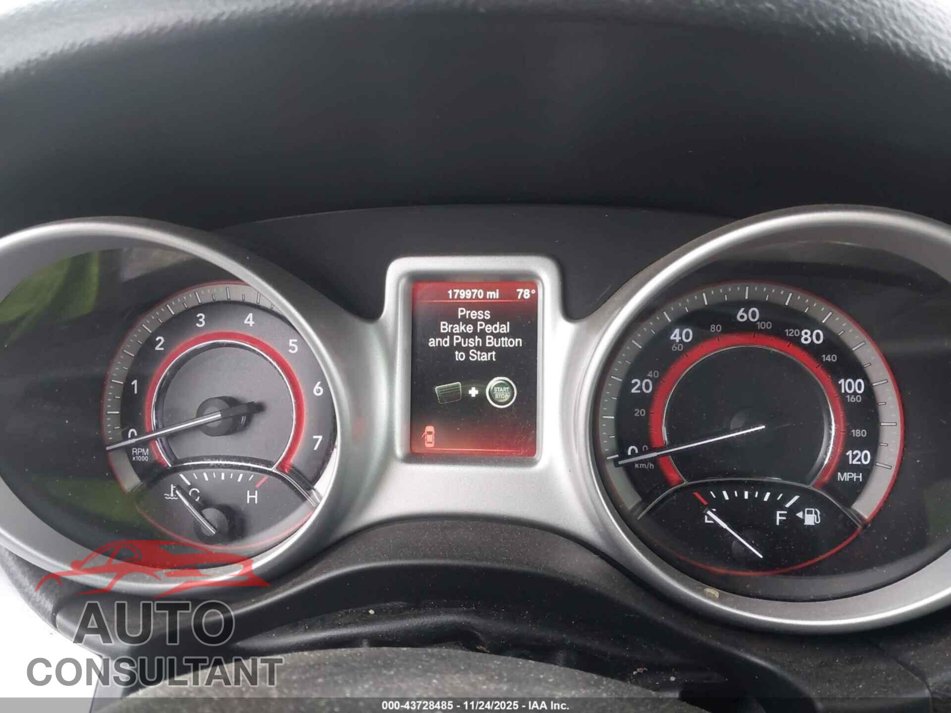 DODGE JOURNEY 2015 - 3C4PDCBG6FT577254