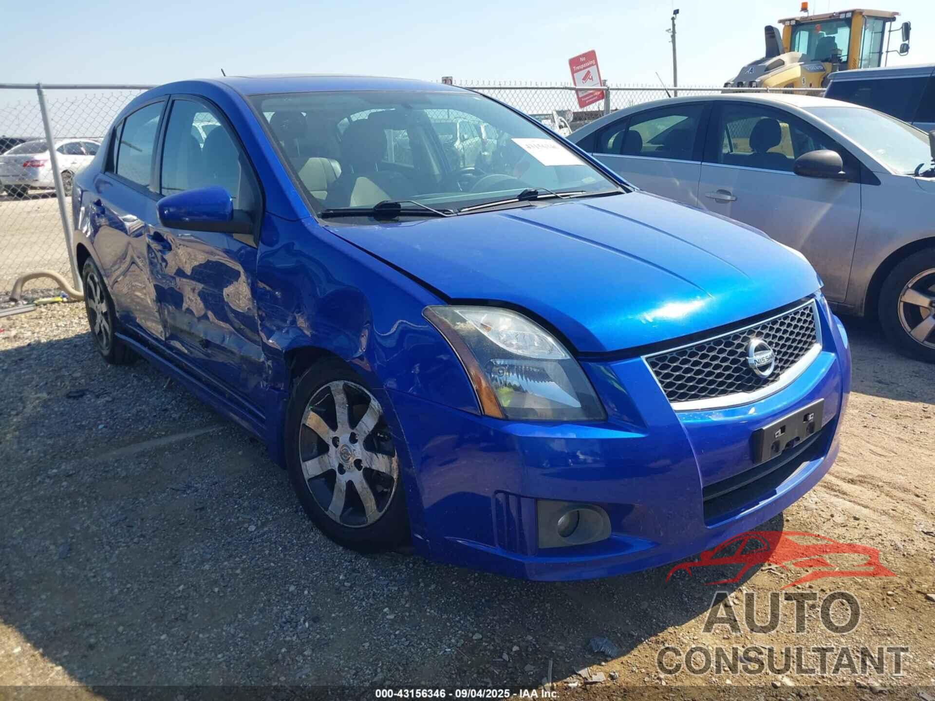 NISSAN SENTRA 2012 - 3N1AB6AP0CL720129