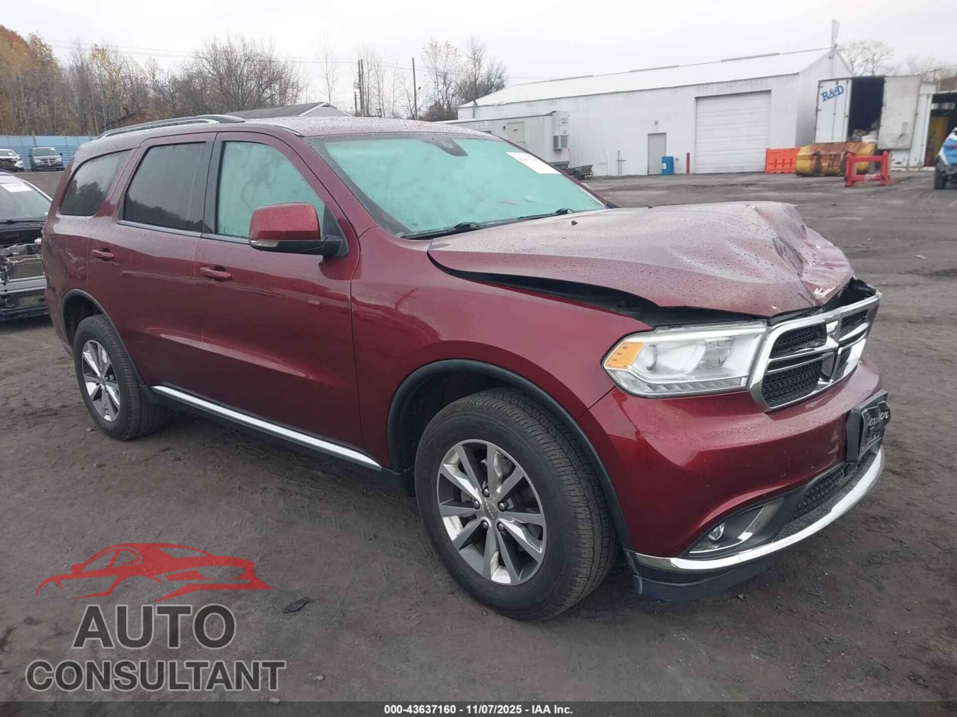 DODGE DURANGO 2016 - 1C4RDJDG8GC353507