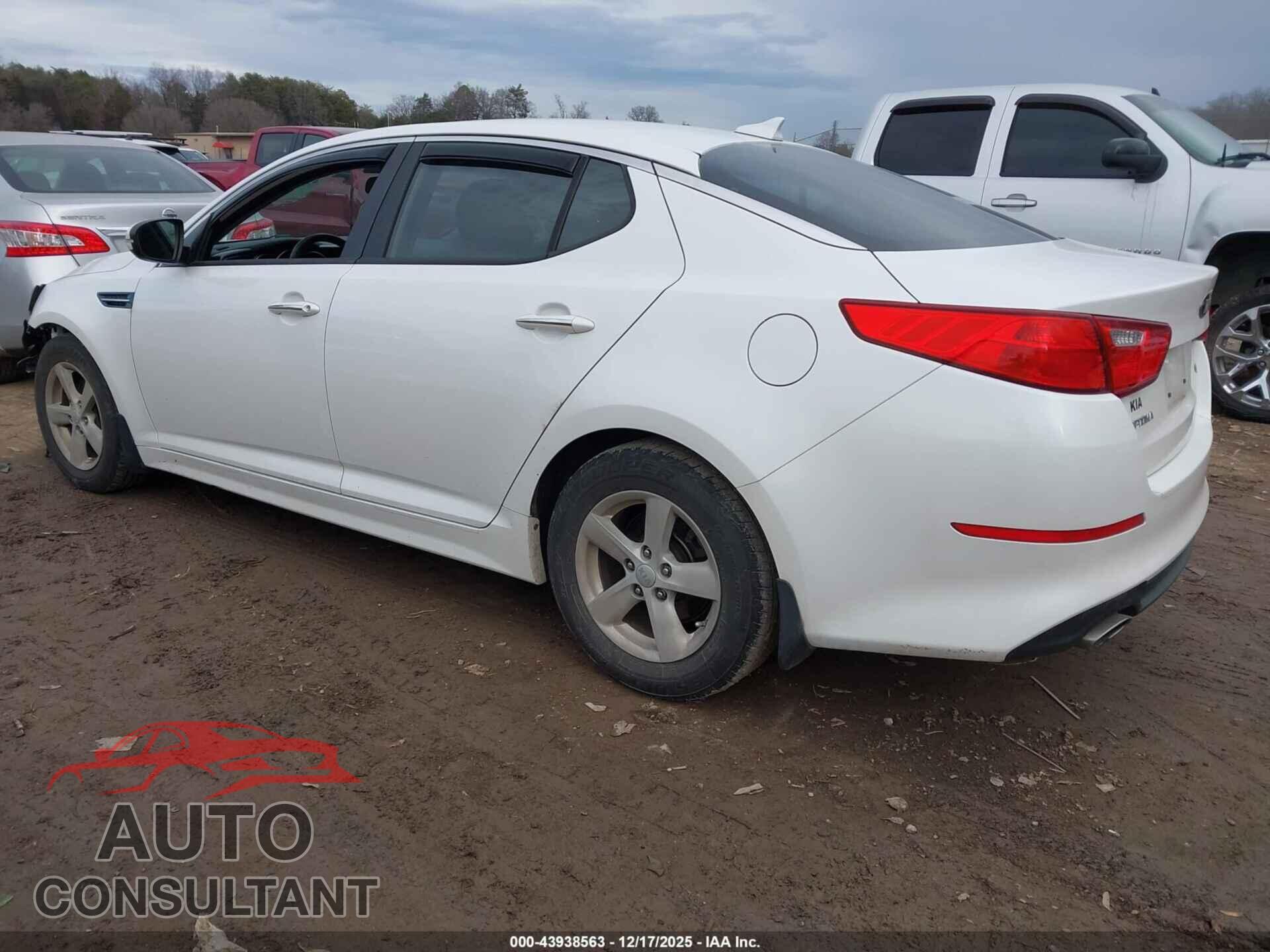 KIA OPTIMA 2014 - KNAGM4A78E5490281
