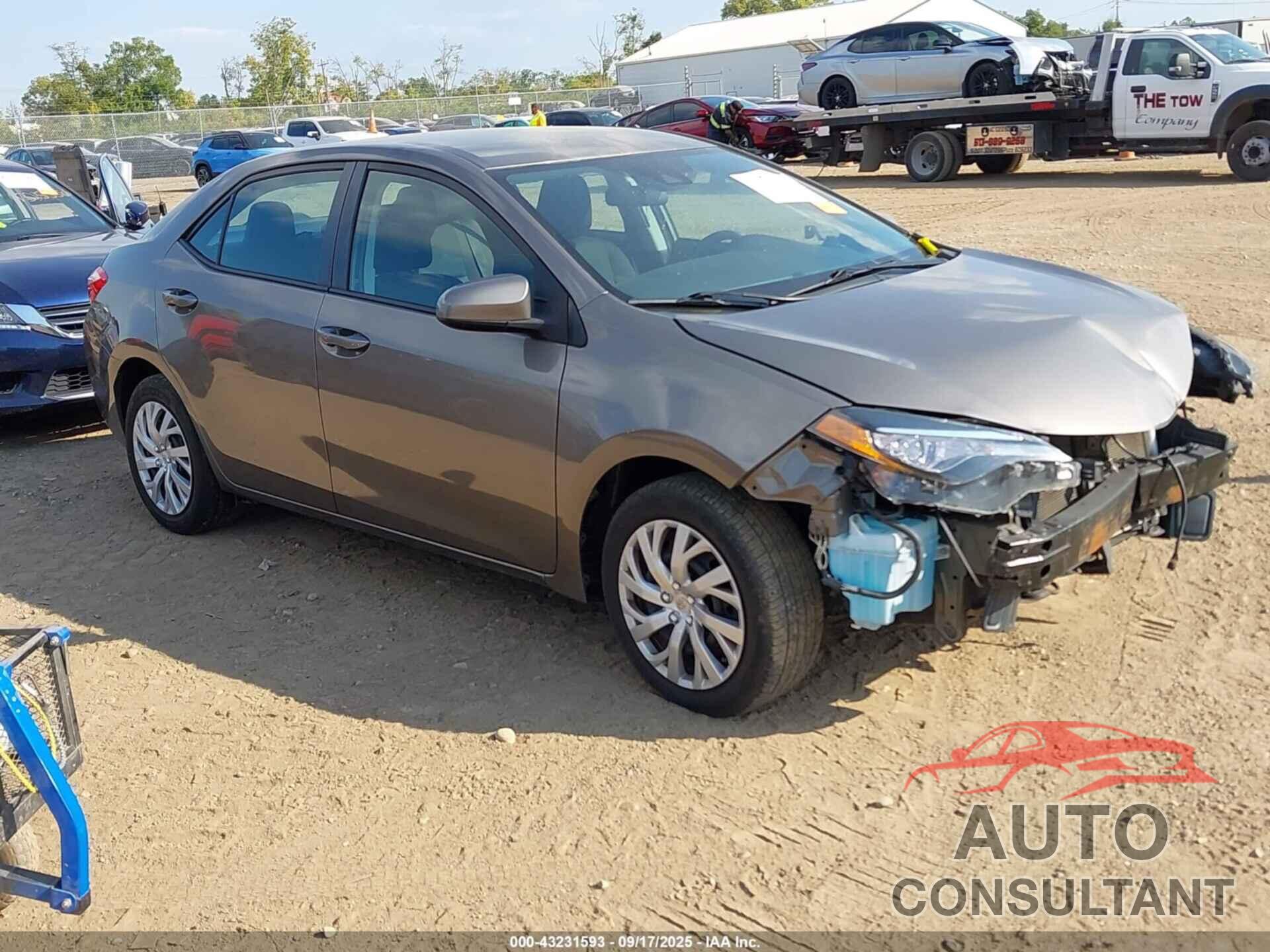 TOYOTA COROLLA 2017 - 5YFBURHE2HP581004