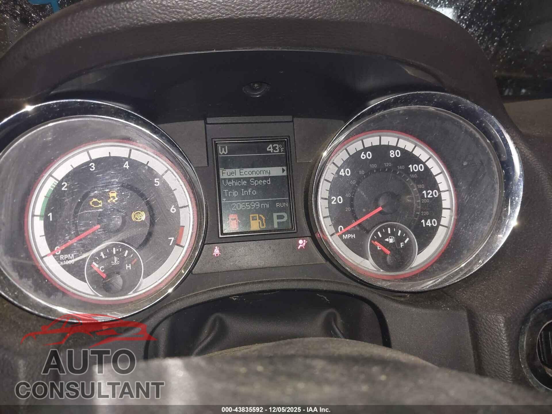 DODGE DURANGO 2011 - 1D4RE2GG0BC628507