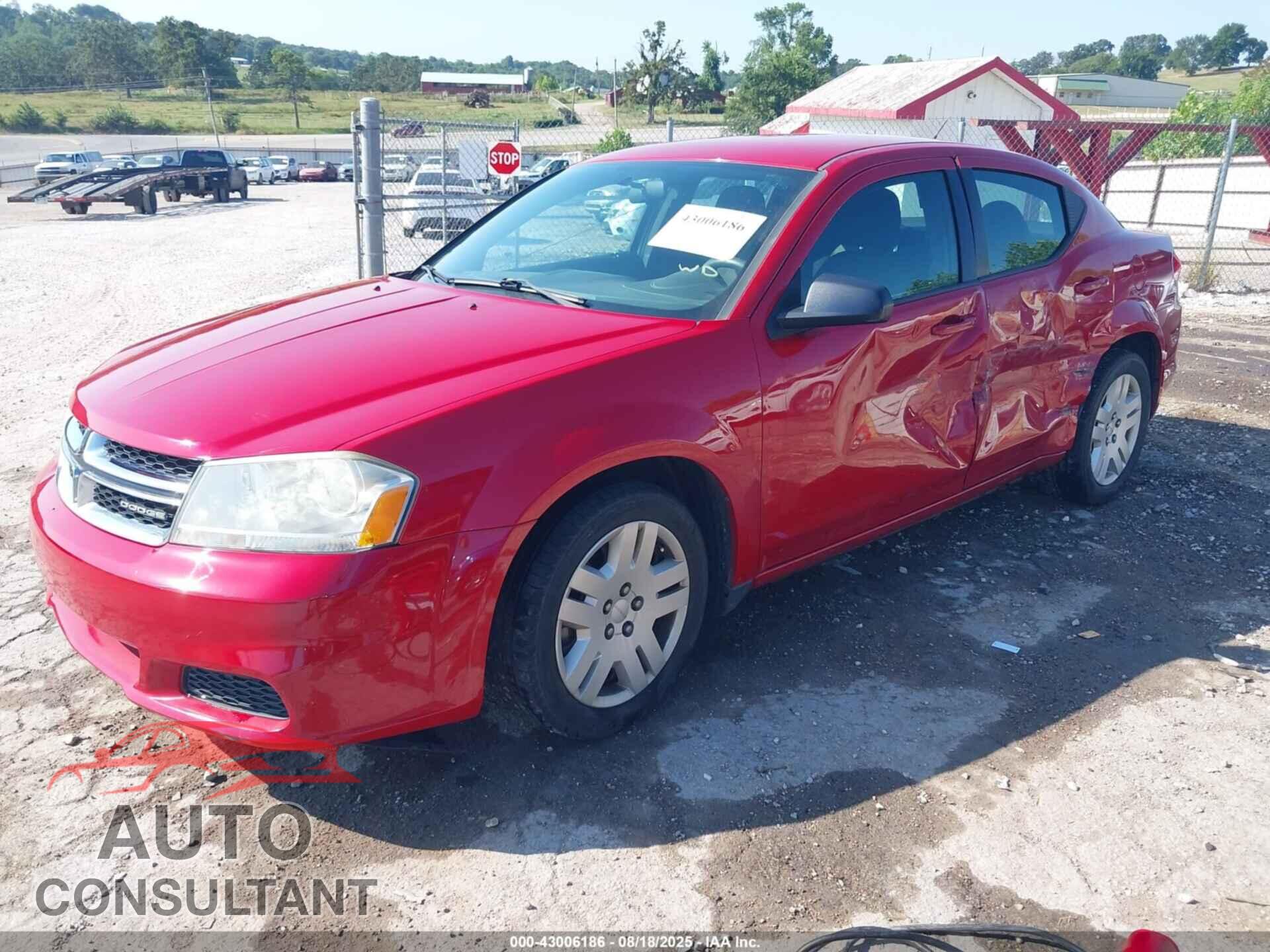 DODGE AVENGER 2011 - 1B3BD4FB3BN509505