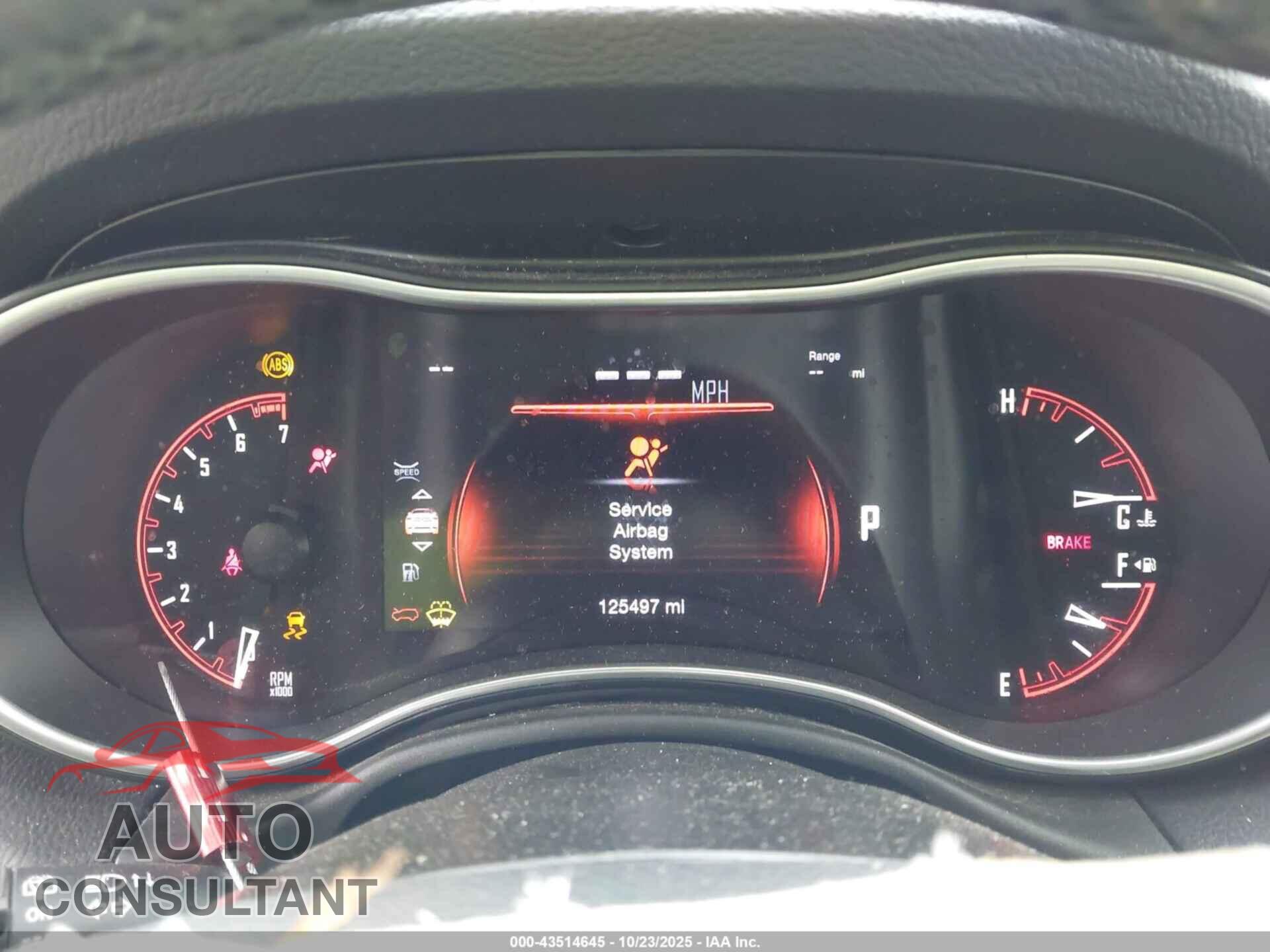 DODGE DURANGO 2019 - 1C4RDJAG6KC848205