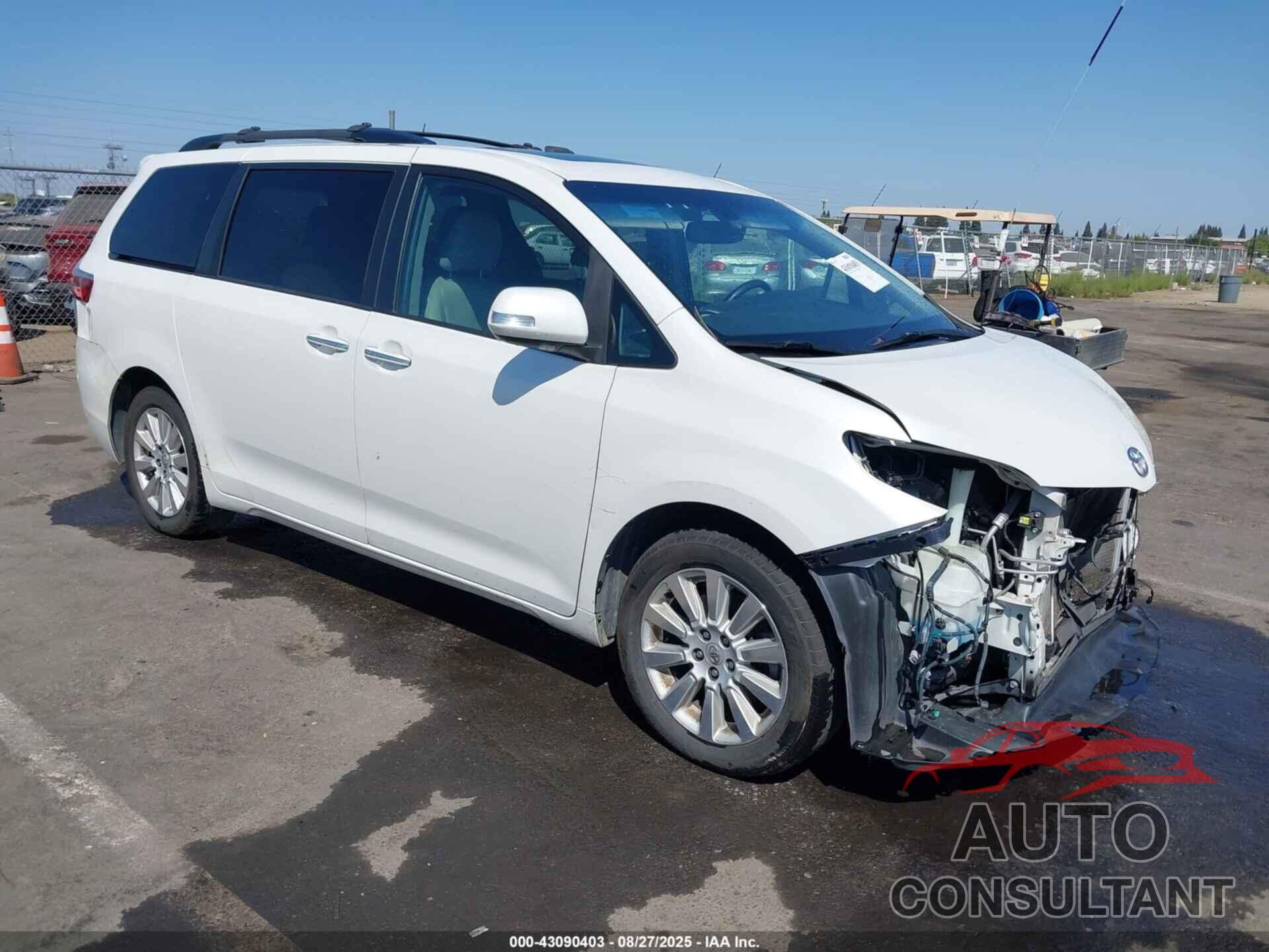 TOYOTA SIENNA 2015 - 5TDDK3DC6FS107688