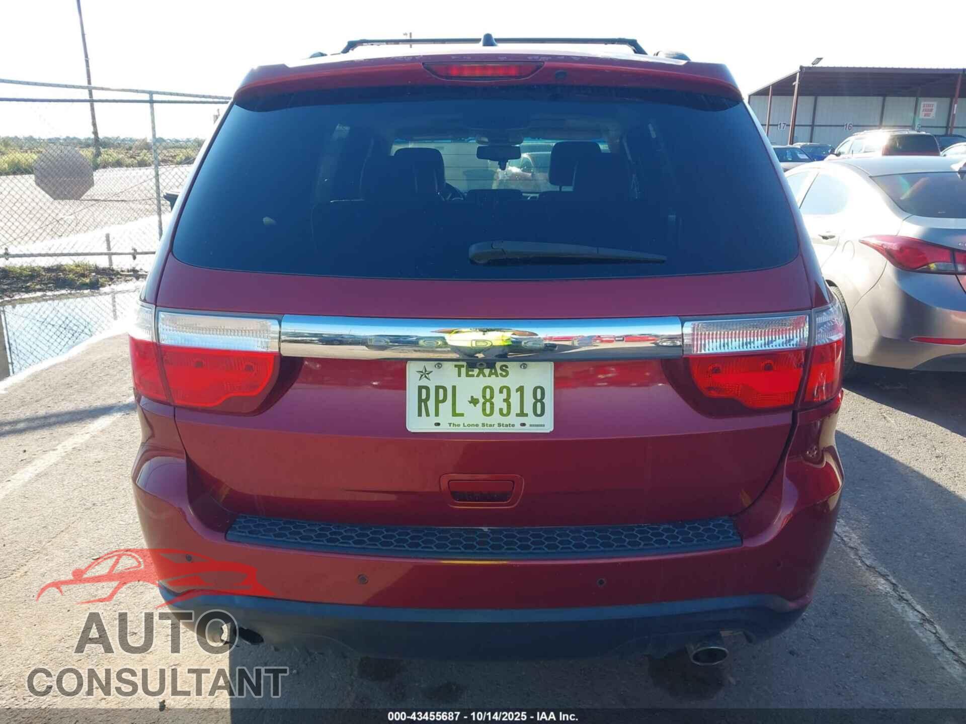 DODGE DURANGO 2011 - 1D4SE5GT2BC594473
