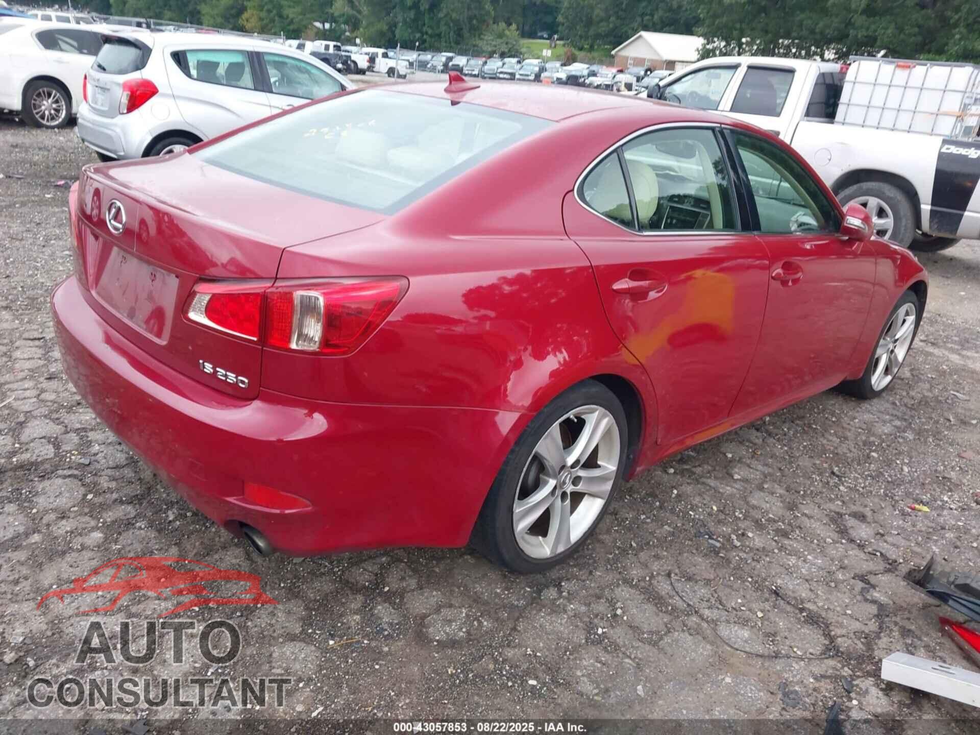 LEXUS IS 250 2012 - JTHBF5C24C5164584