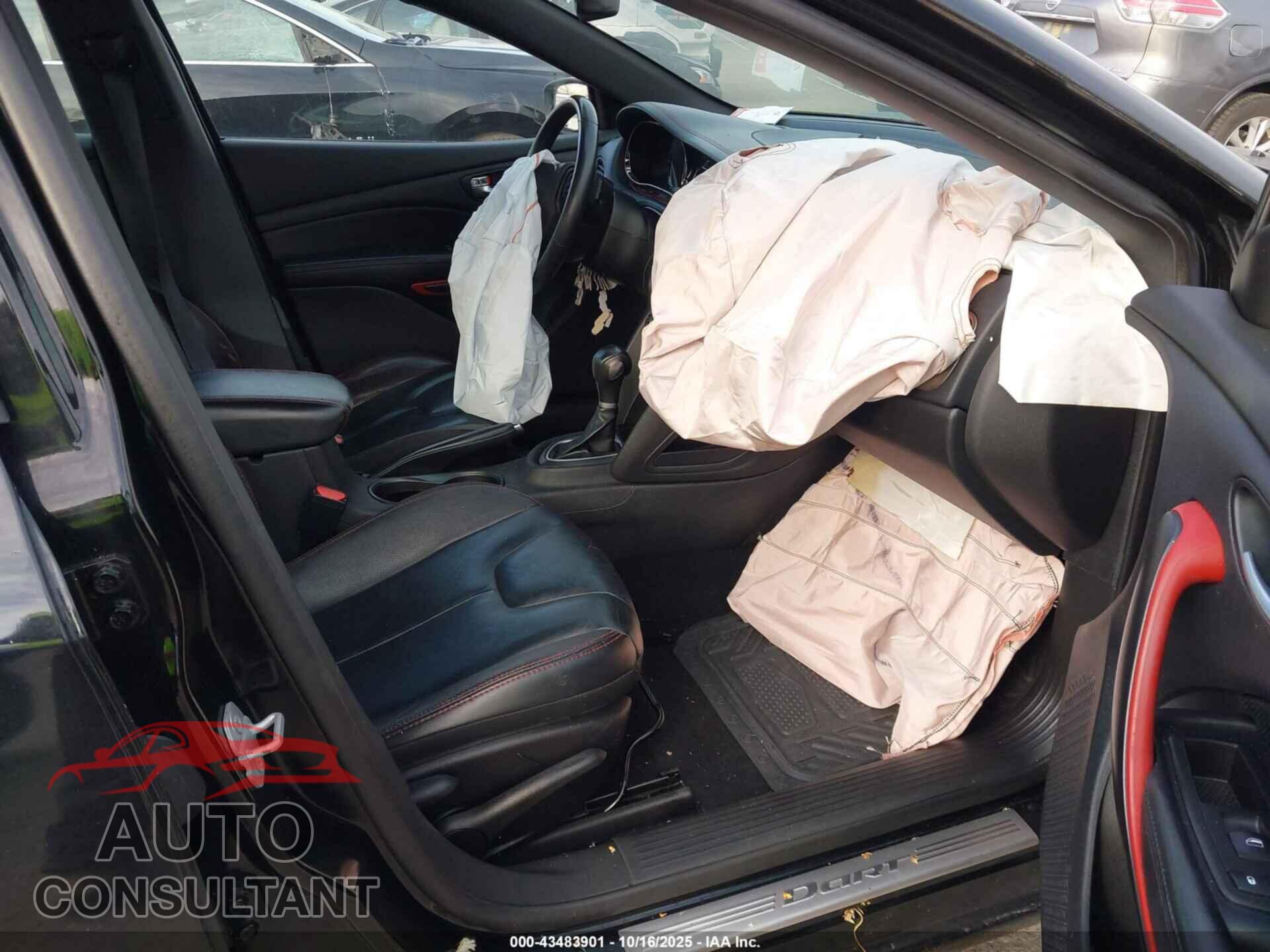 DODGE DART 2015 - 1C3CDFEB2FD141401