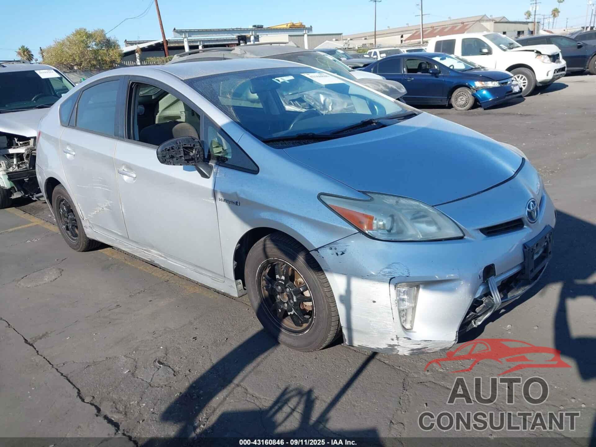 TOYOTA PRIUS 2013 - JTDKN3DUXD5583260
