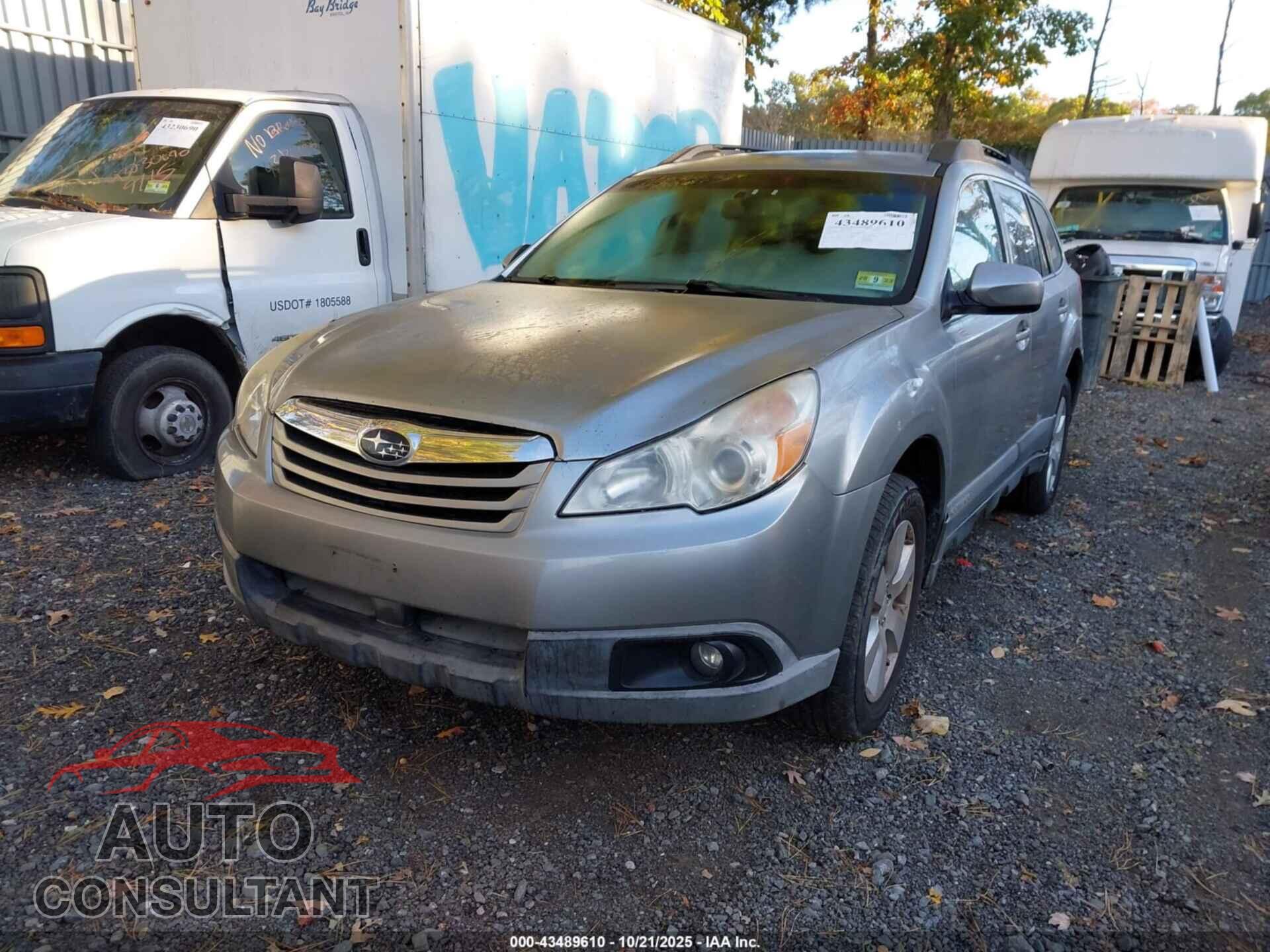 SUBARU OUTBACK 2011 - 4S4BRBCCXB3320536