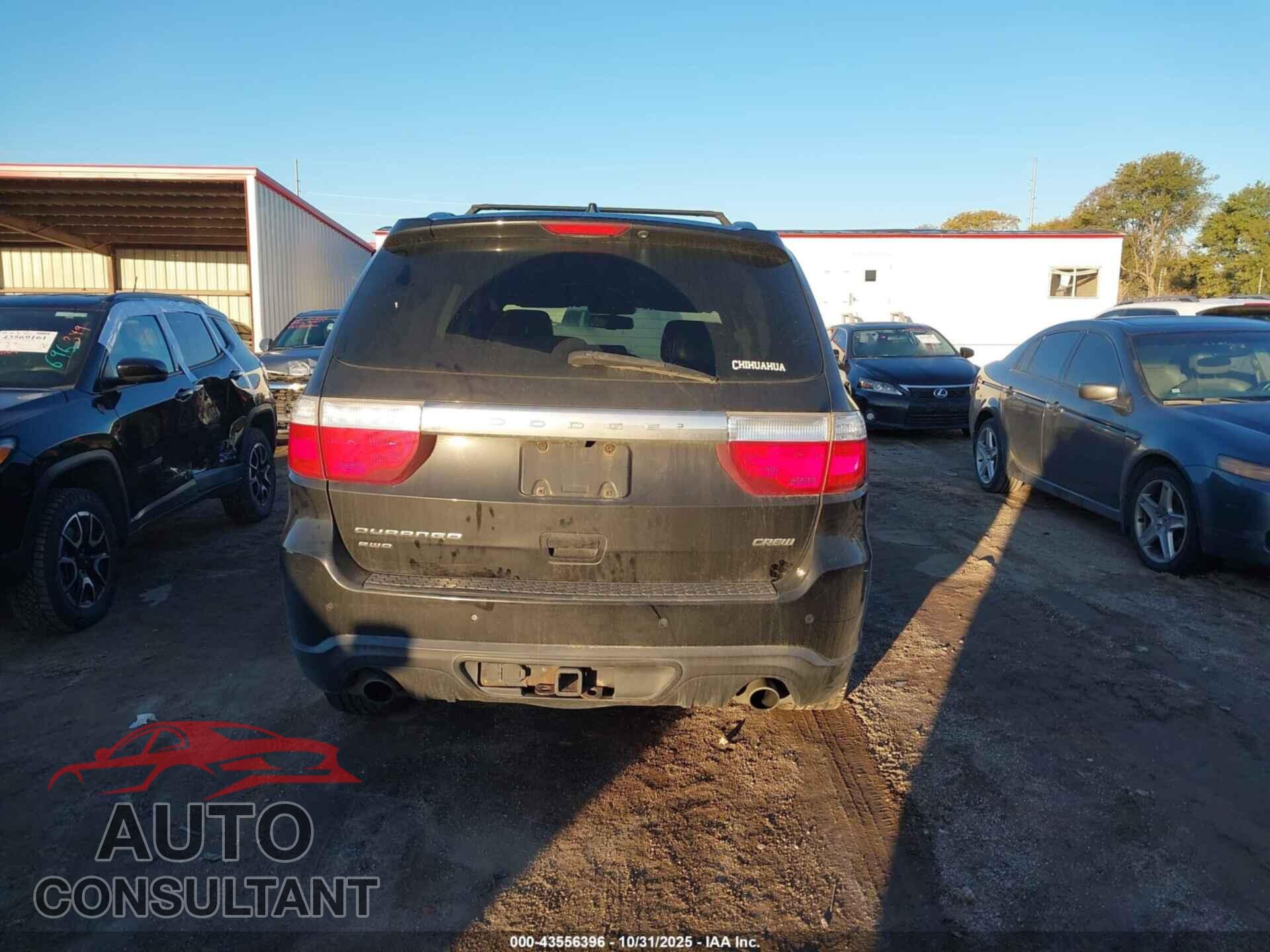 DODGE DURANGO 2011 - 1D4SE4GT8BC595041