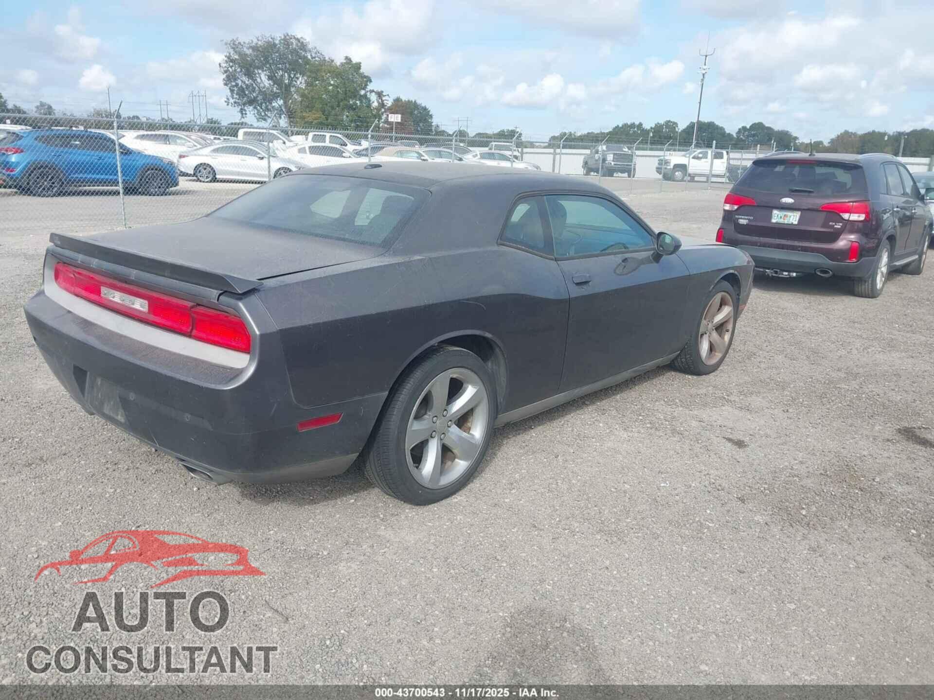 DODGE CHALLENGER 2013 - 2C3CDYAG1DH585947