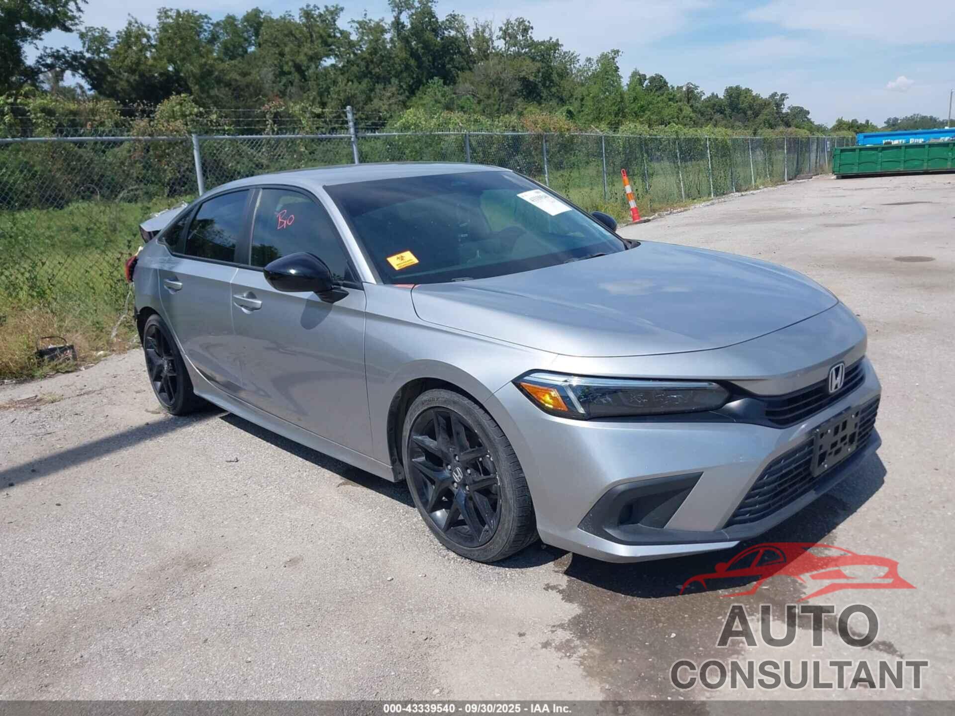 HONDA CIVIC 2023 - 2HGFE2F51PH505630