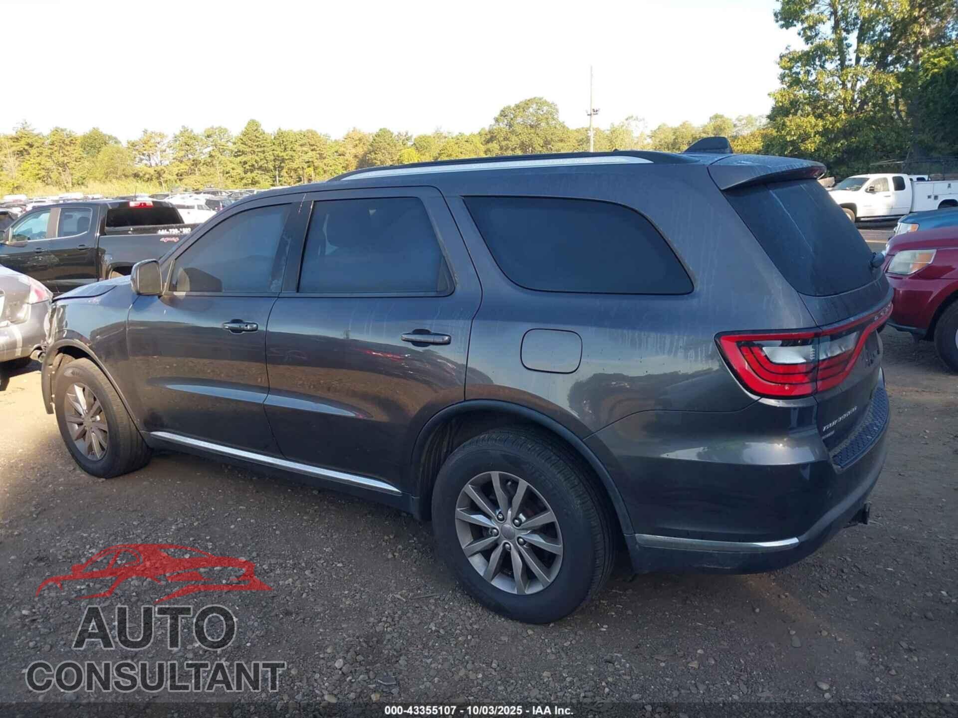DODGE DURANGO 2017 - 1C4RDJAG4HC833873