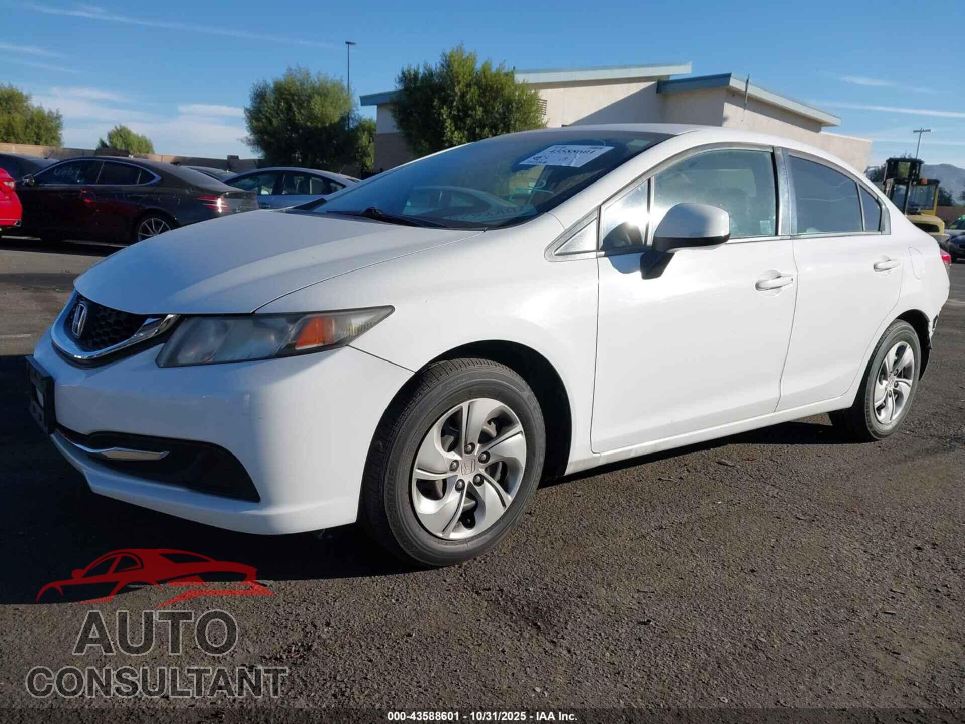 HONDA CIVIC 2013 - 19XFB2F58DE294702