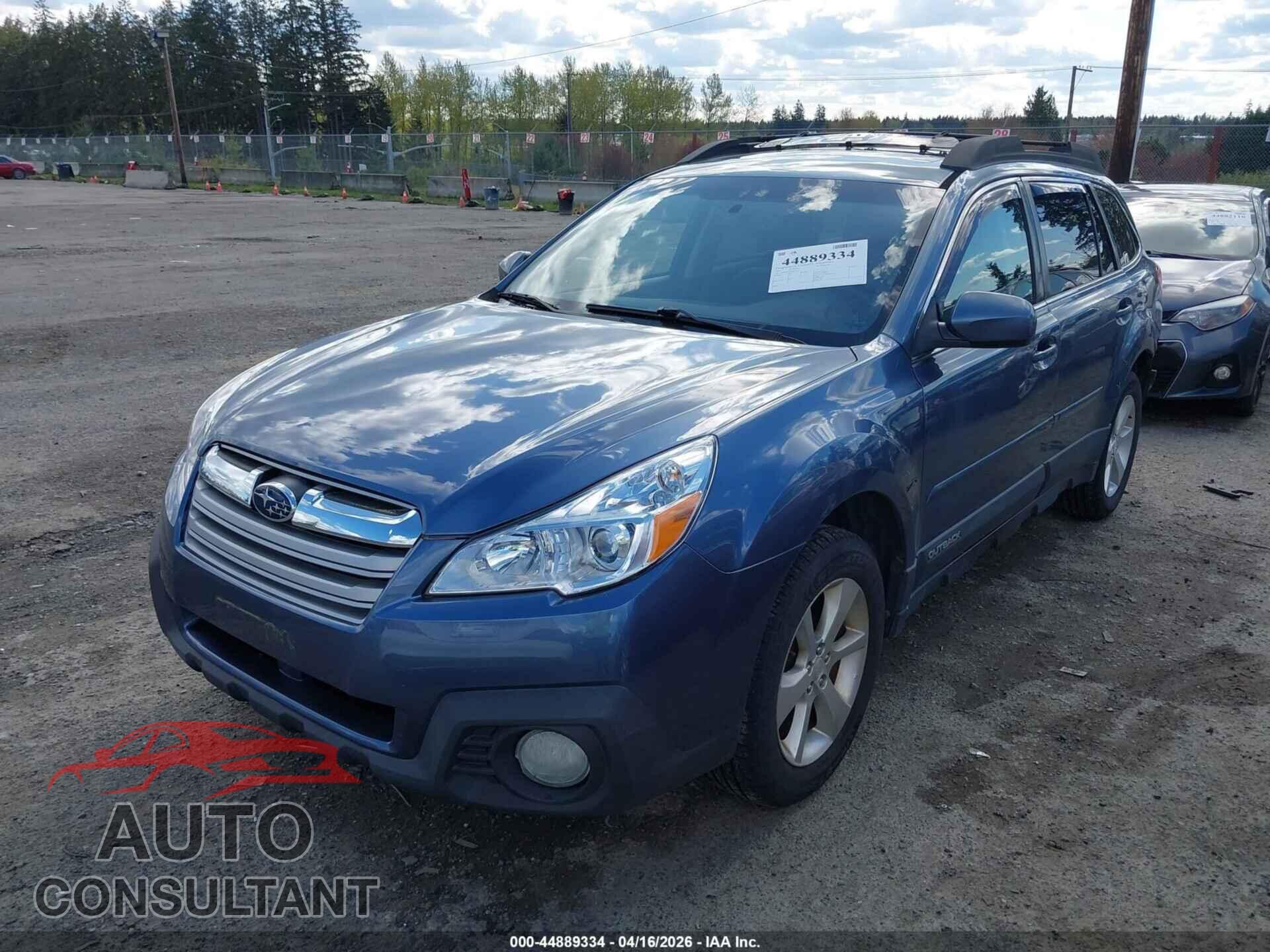SUBARU OUTBACK 2014 - 4S4BRBLC2E3265133