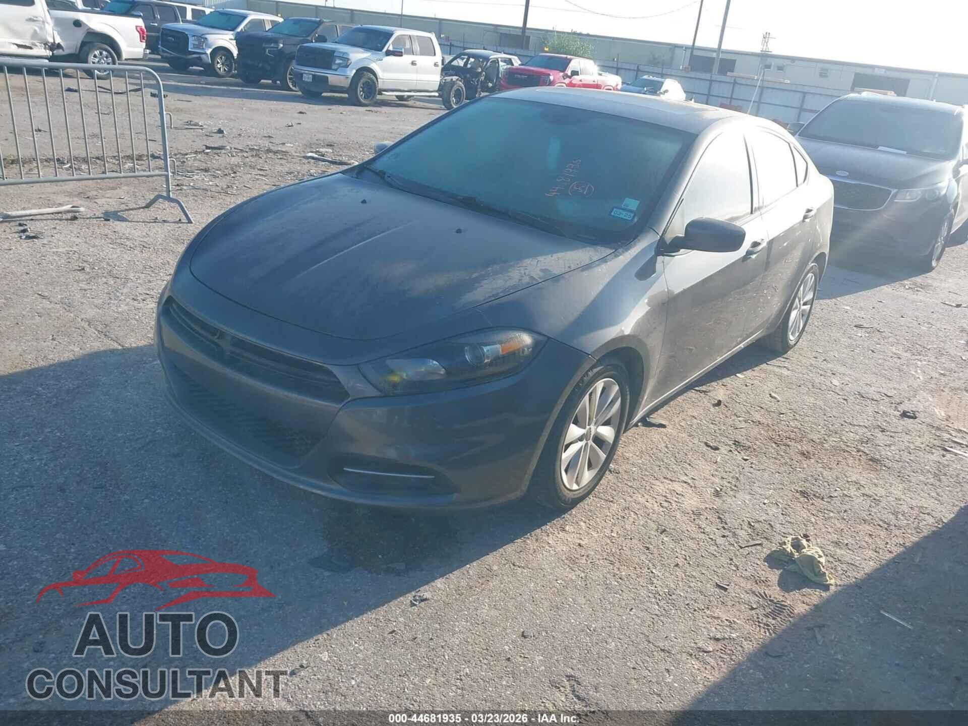 DODGE DART 2014 - 1C3CDFBB4ED865836