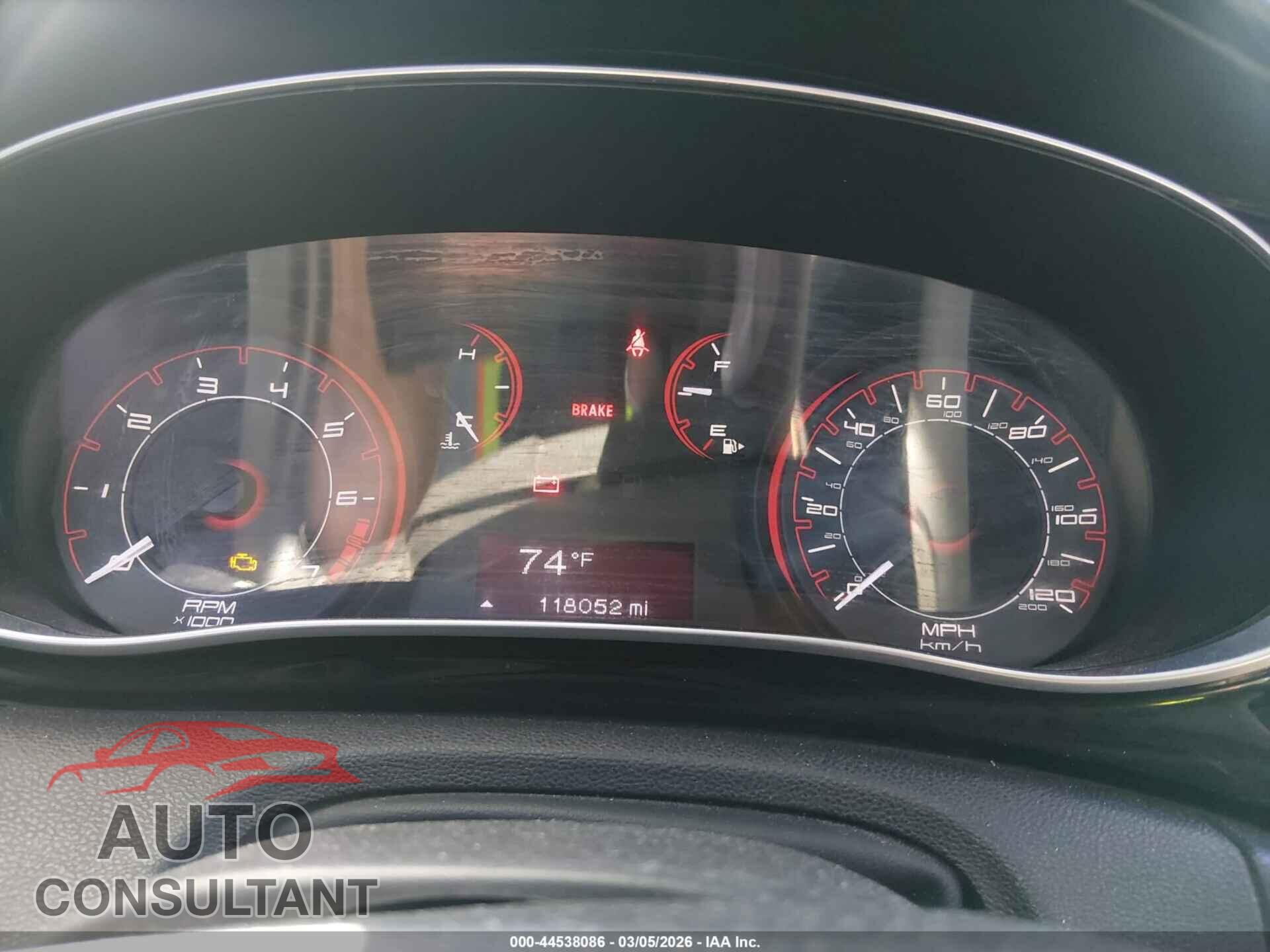 DODGE DART 2013 - 1C3CDFBH4DD219537