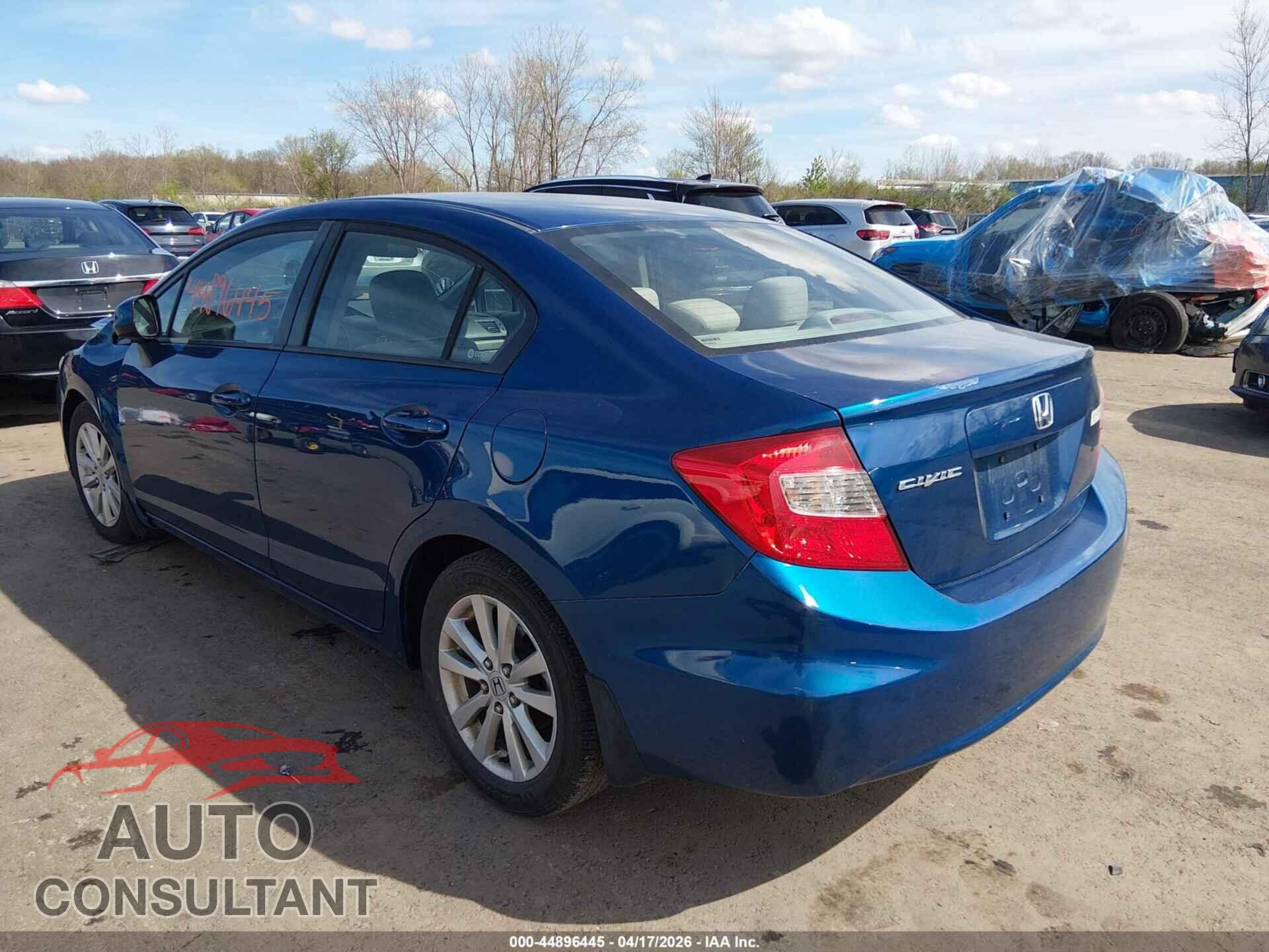 HONDA CIVIC 2012 - 19XFB2F88CE335354
