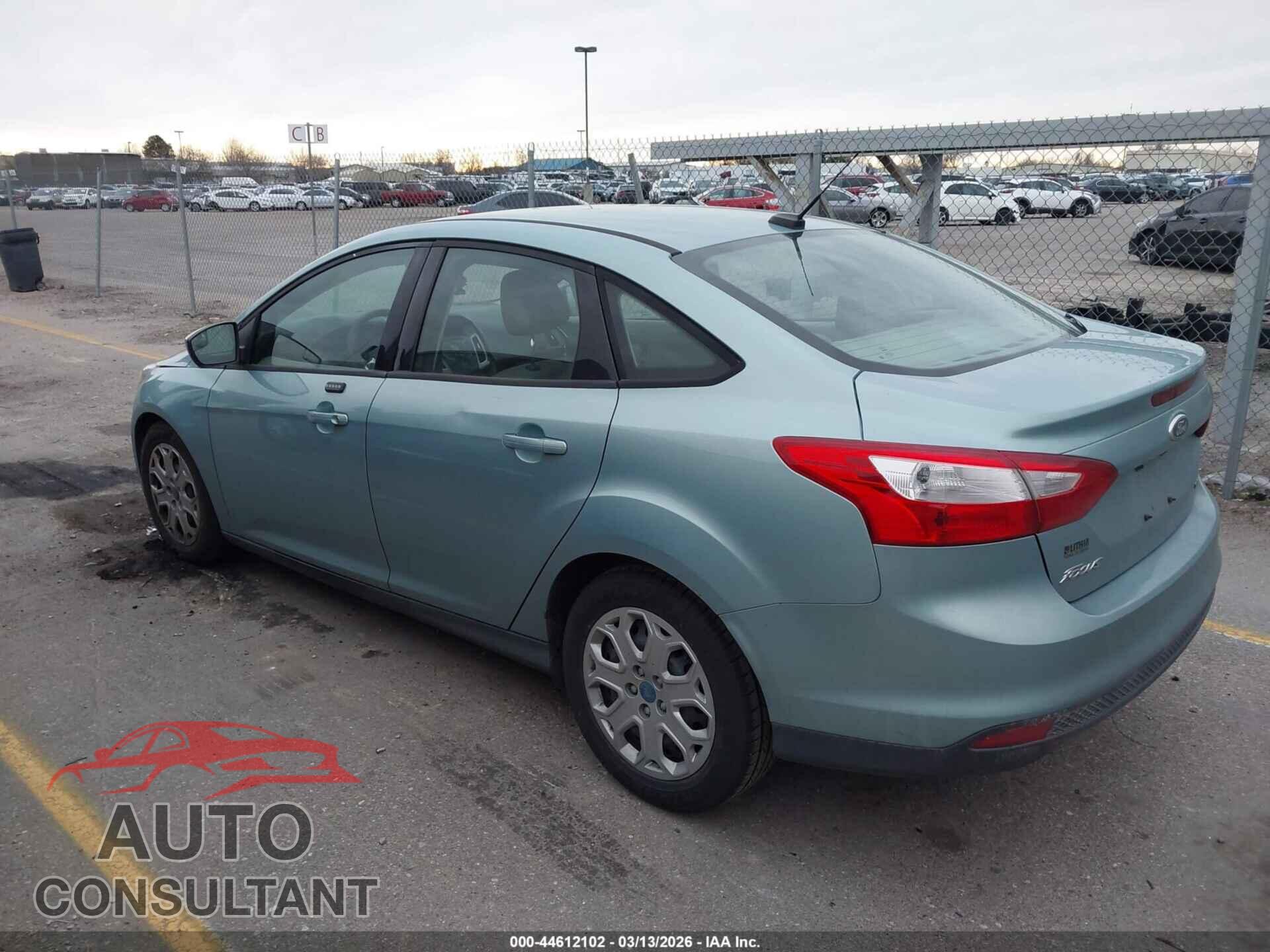 FORD FOCUS 2012 - 1FAHP3F20CL227478
