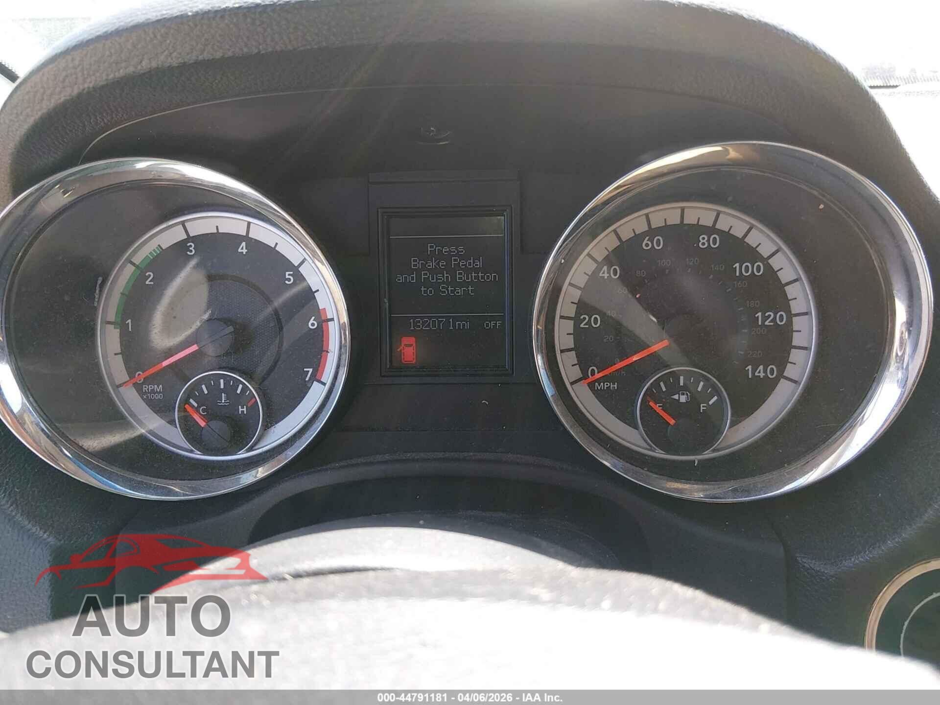 DODGE DURANGO 2011 - 1D4SD5GT6BC592731