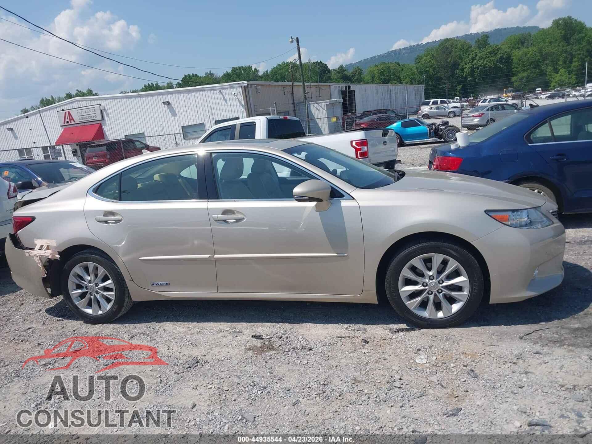 LEXUS ES 300H 2013 - JTHBW1GG8D2013068