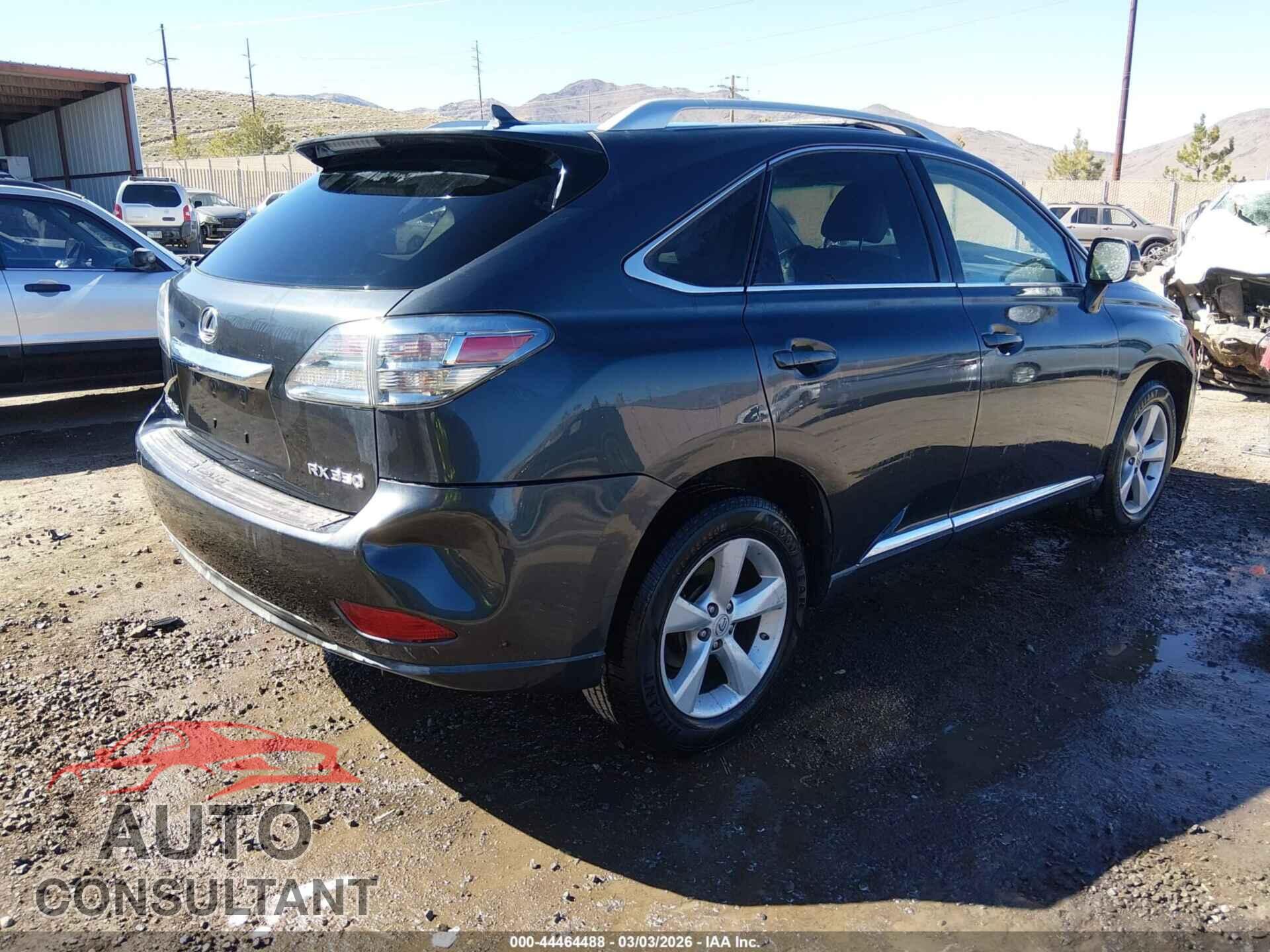 LEXUS RX 350 2010 - 2T2BK1BA7AC016701