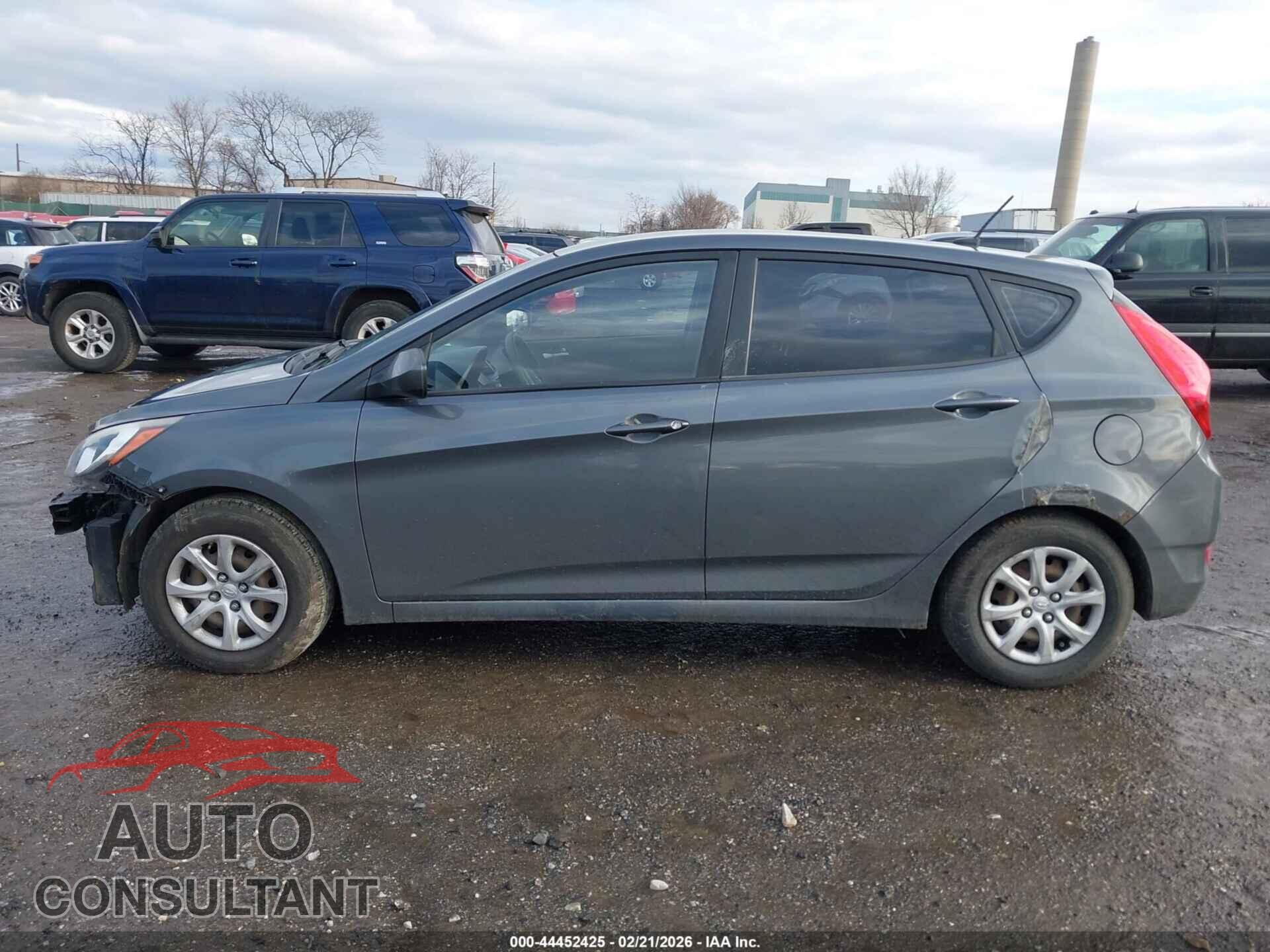 HYUNDAI ACCENT 2012 - KMHCT5AE9CU044339