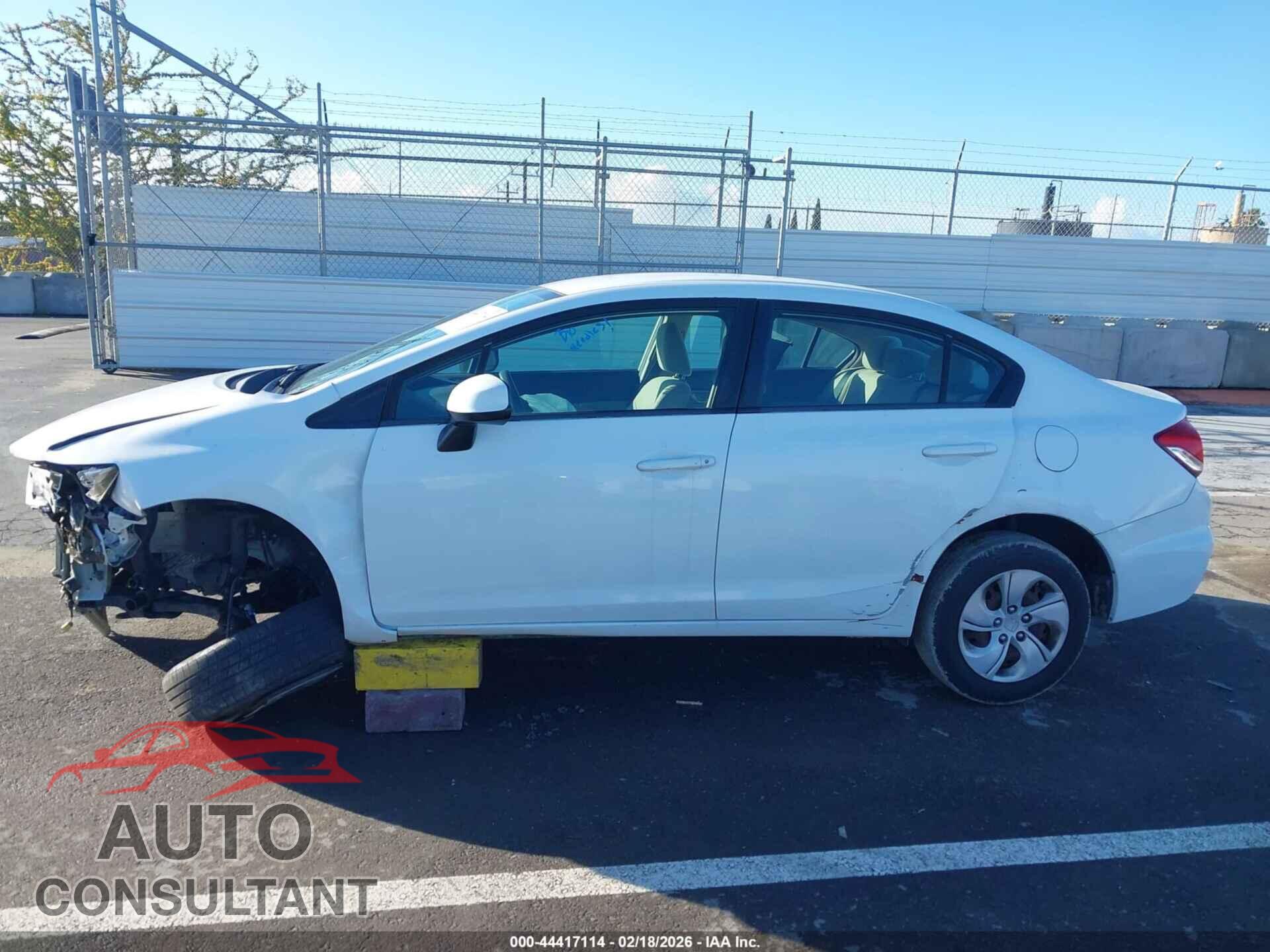 HONDA CIVIC 2013 - 19XFB2F50DE246479